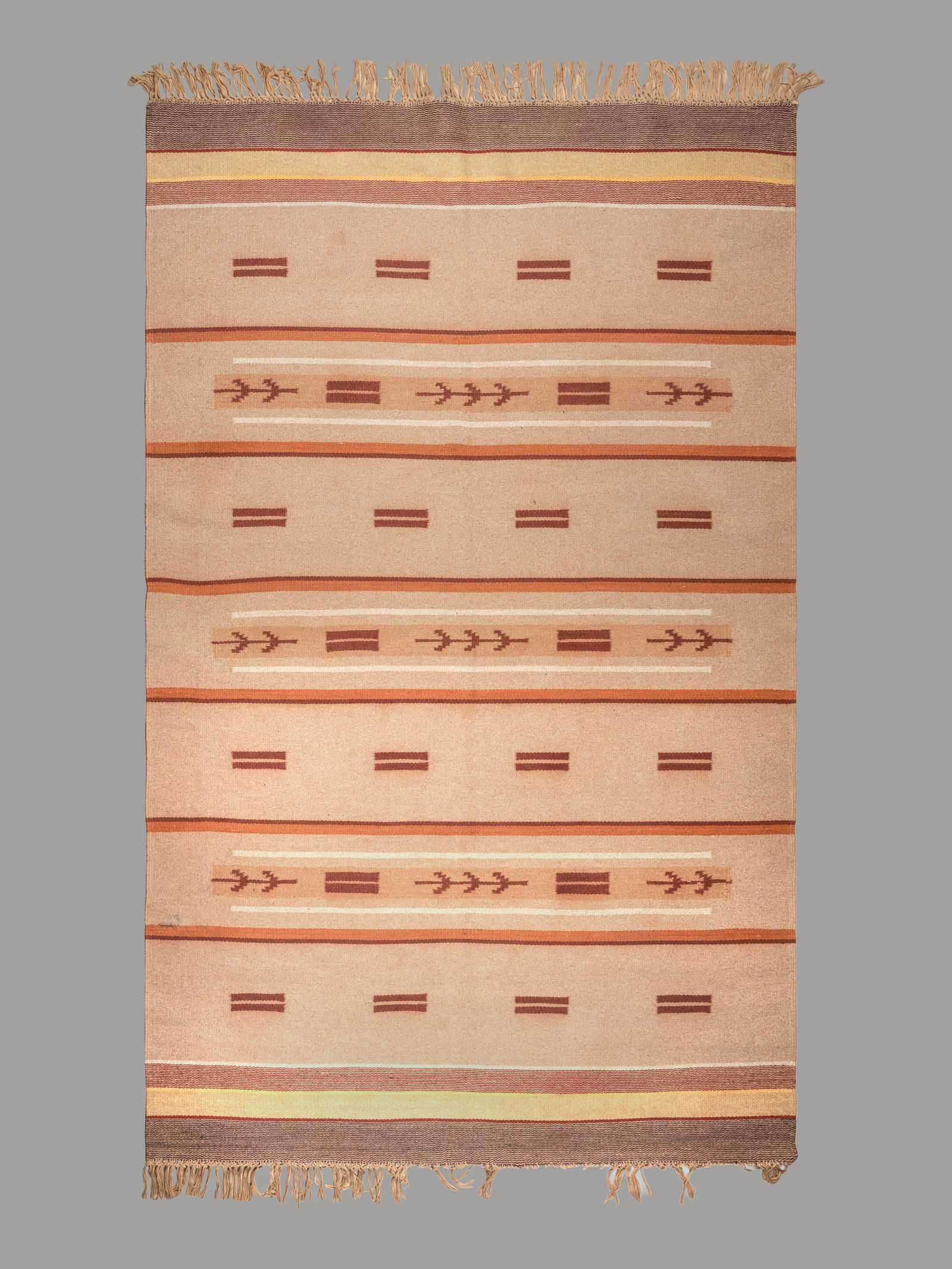 Finnish 20th Century Flatweave Rug, c. 1930 (1 of 5)