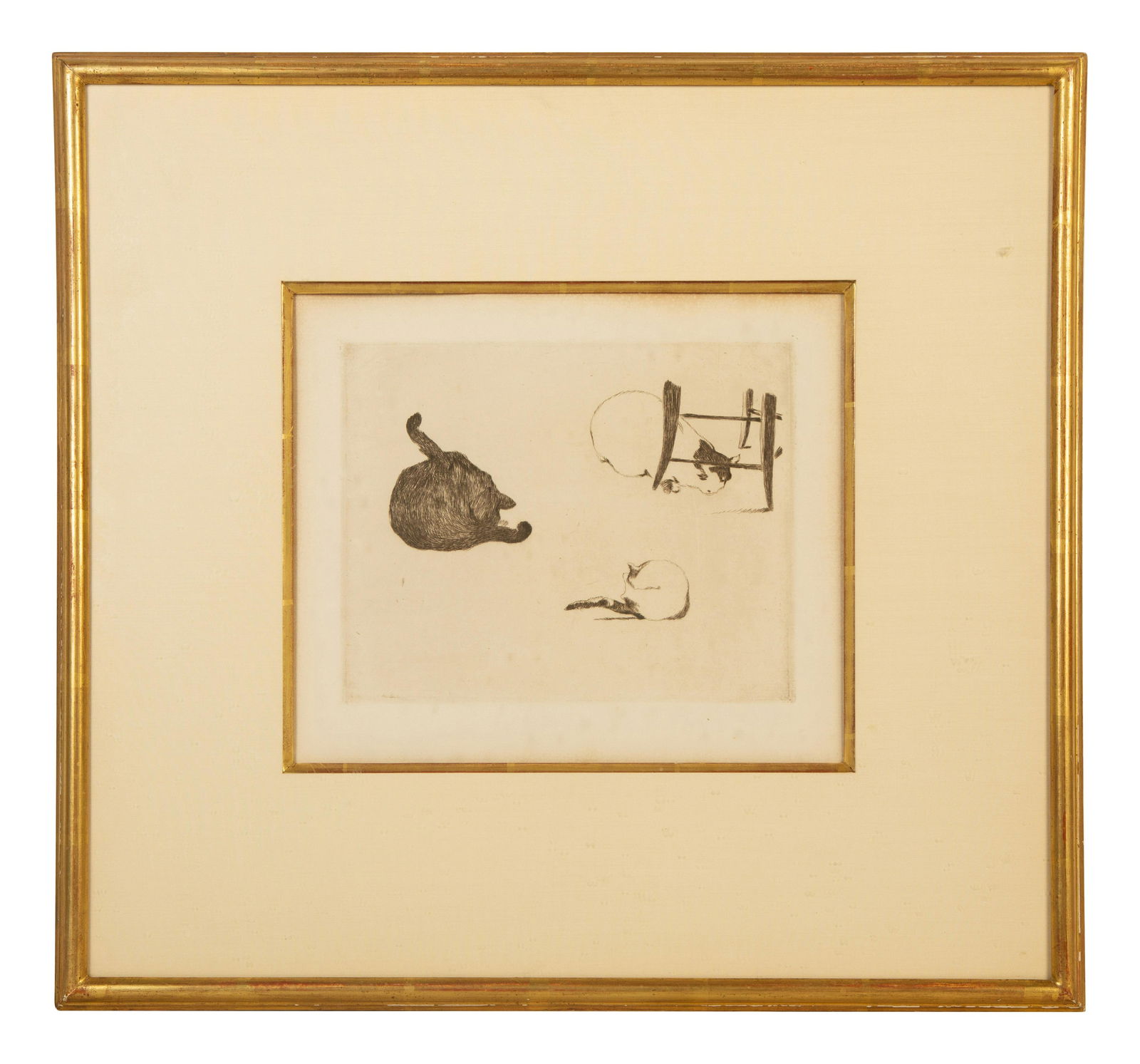 Edouard Manet (French, 1832-1883) Les Chats, Circa 1868-69 (1 of 4)