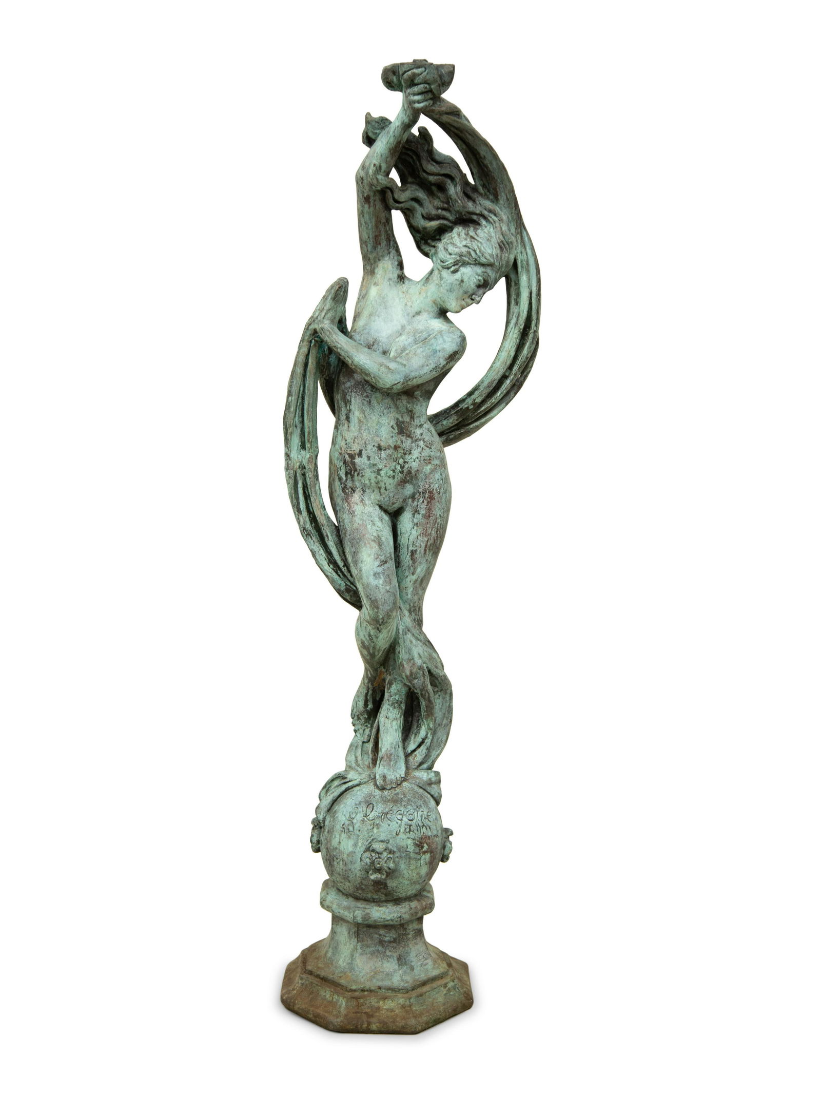A Patinated Bronze Figure After Gregoire (1 of 6)
