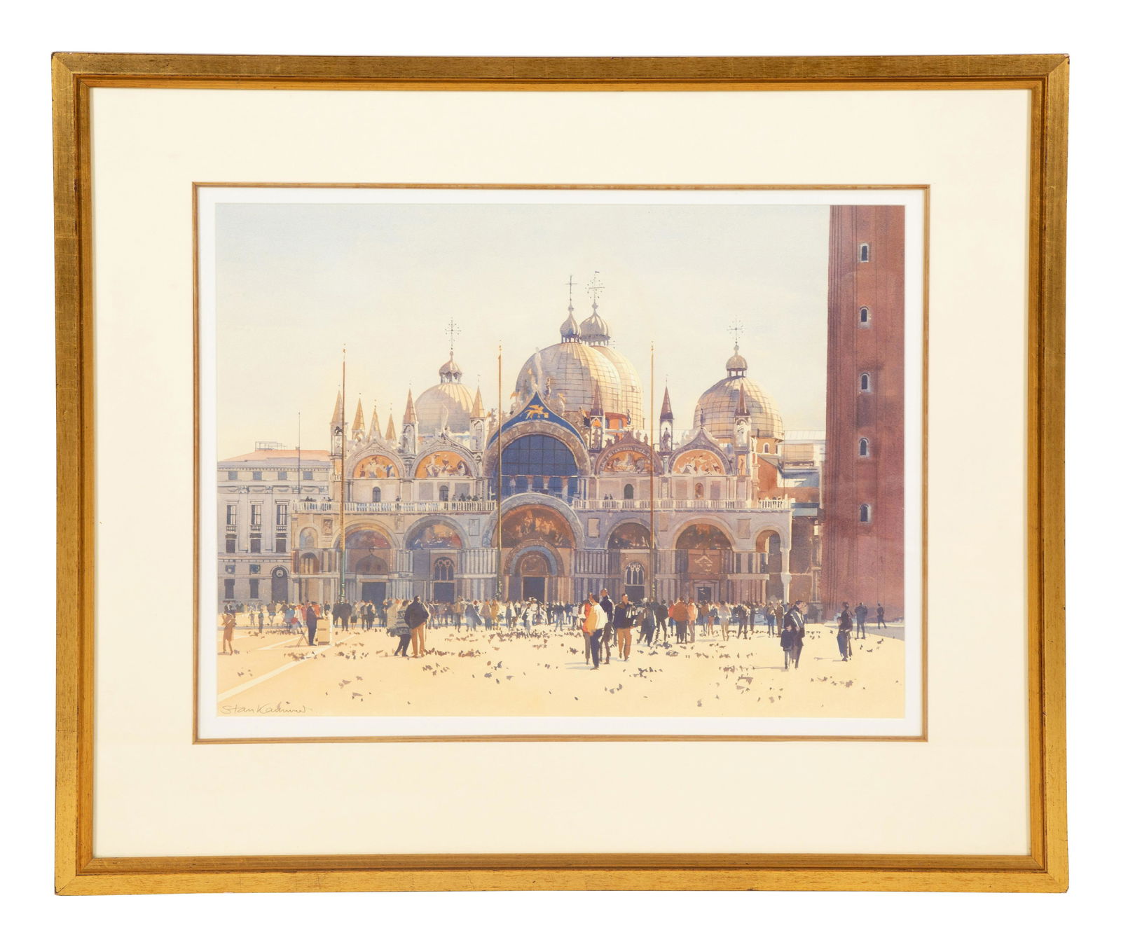 Stan Kaminski (Scottish, b. 1952) St. Mark's Basilica, Venice (1 of 5)