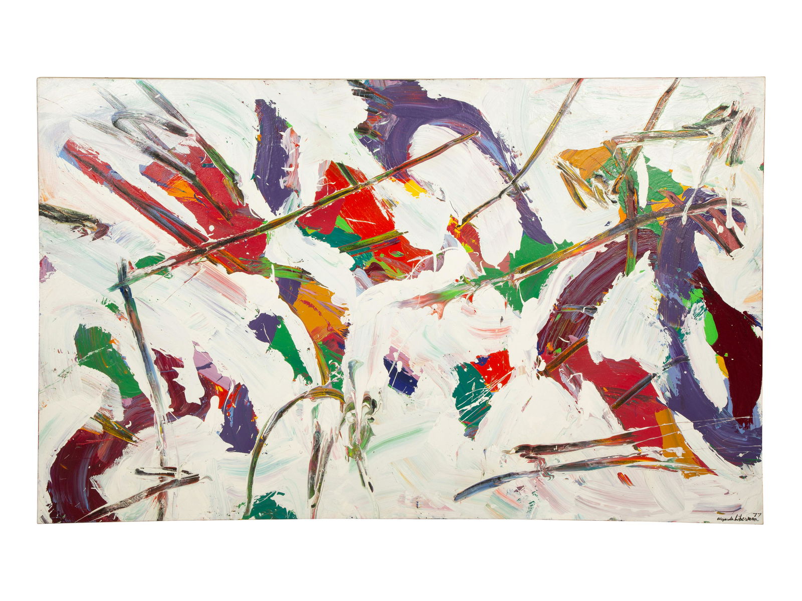 Alexander Lieberman (Ukranian/American, 1912-1999) Untitled Abstract (1 of 6)