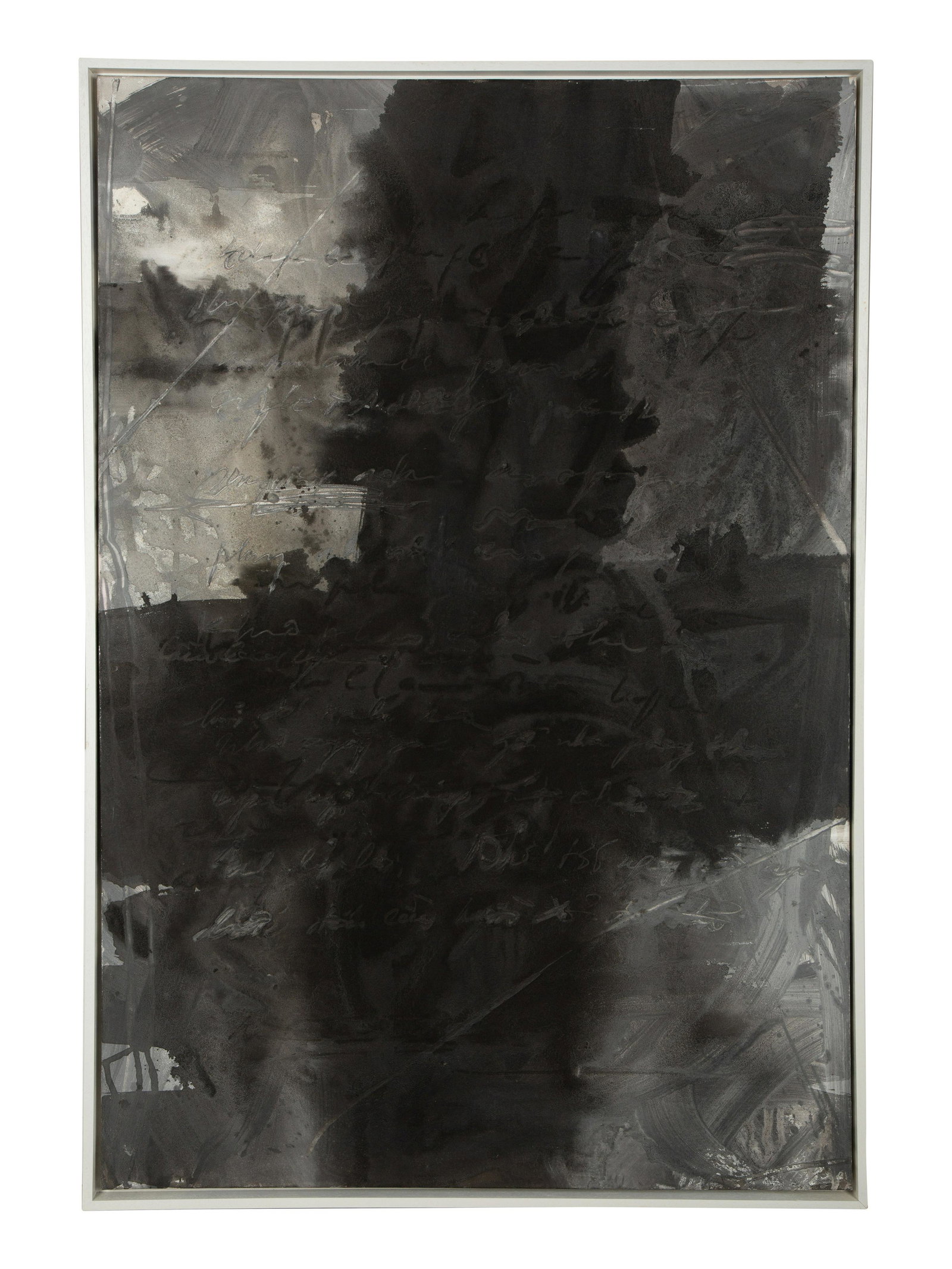 Le Thua Tien (Vietnamese, b. 1964) Unsent Letter, 2011: Le Thua Tien (Vietnamese, b. 1964) Unsent Letter, 2011 mixed media on canvas 59 x 39 3/8 inches