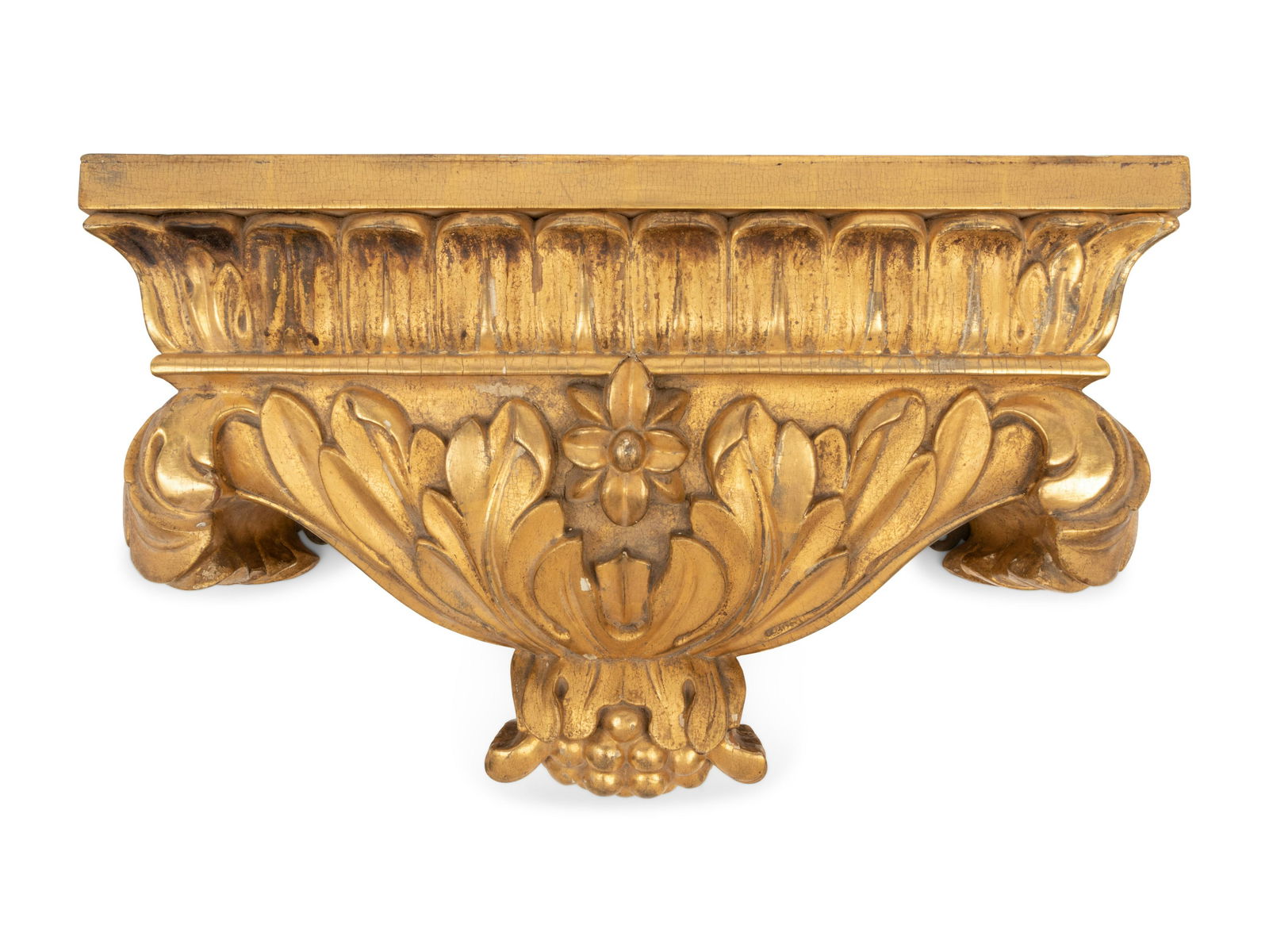 A Louis XV Style Carved Giltwood Wall Bracket (1 of 2)
