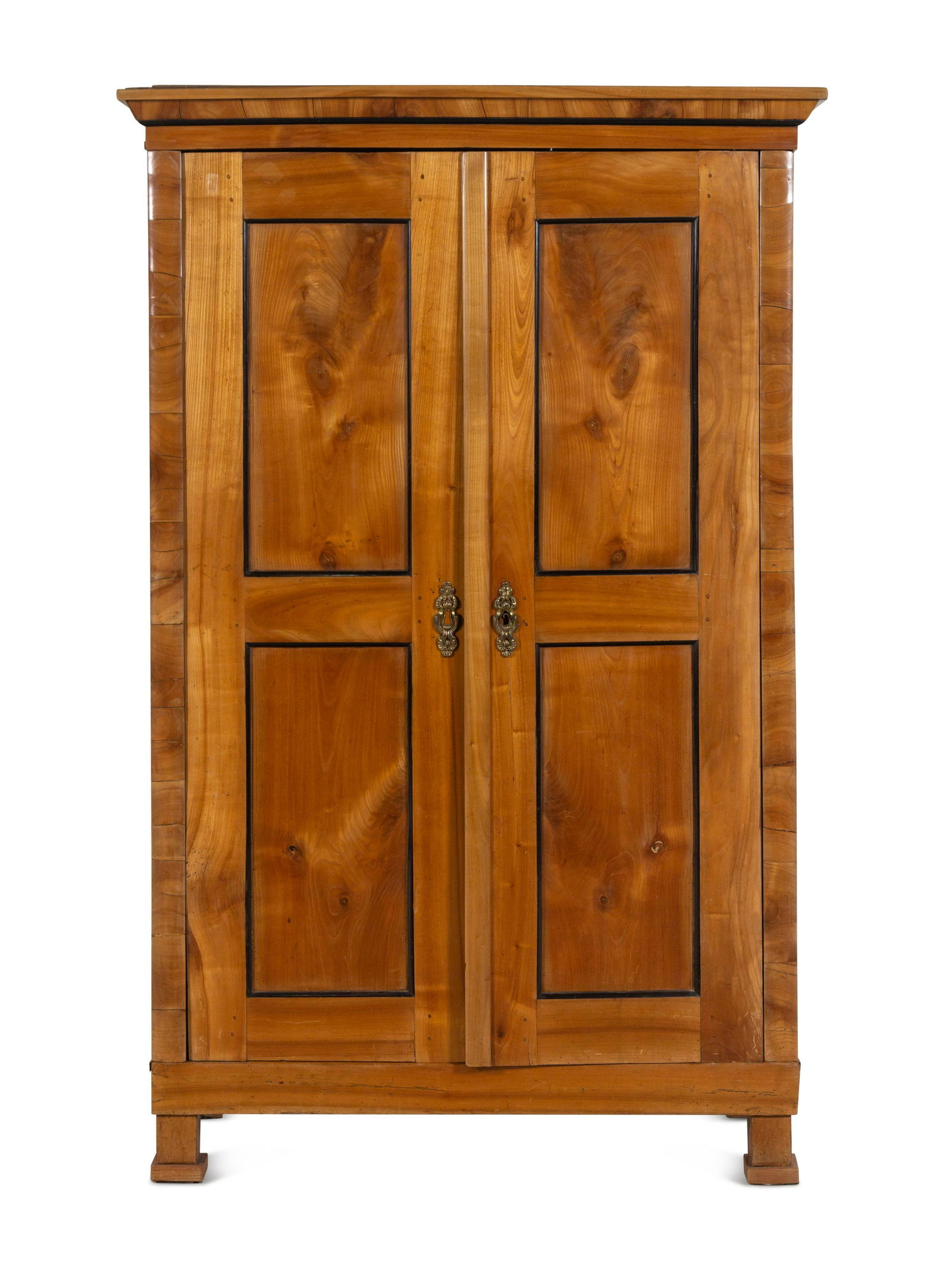 A Biedermeier Parcel Ebonized Birch Armoire (1 of 3)