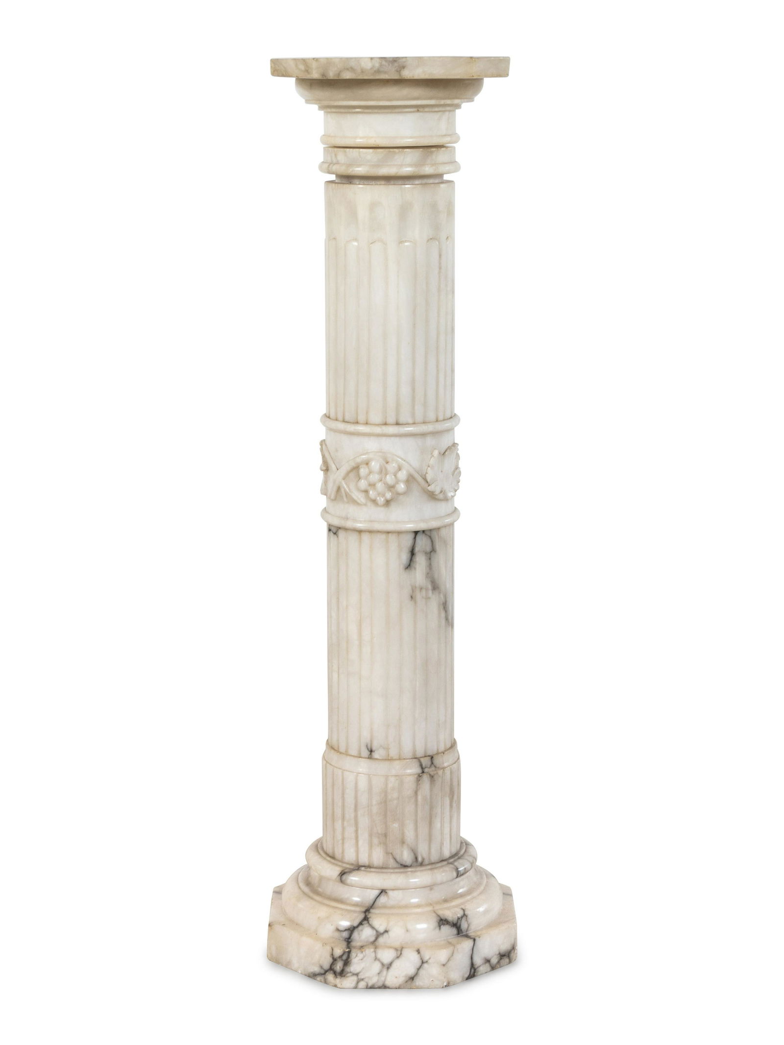 Two Continental Marble Pedestals (1 of 7)