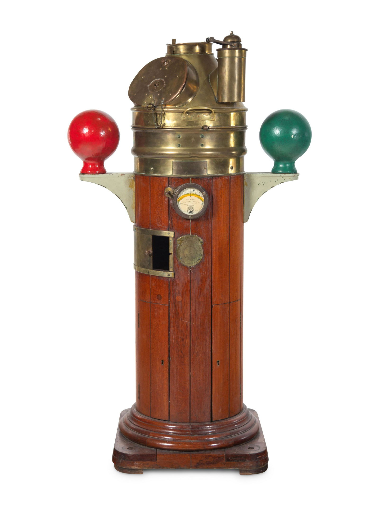 A Brass Ship's Binnacle by Kelvin, Bottomley and Baird (1 of 3)