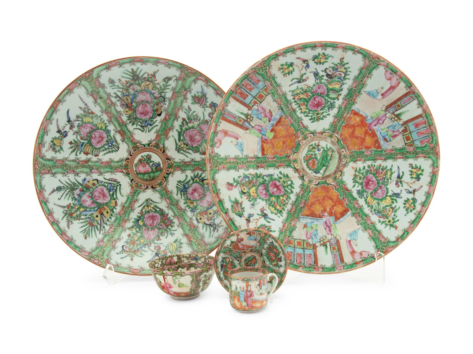 A Group of Rose Medallion Porcelain Articles   (1 of 2)