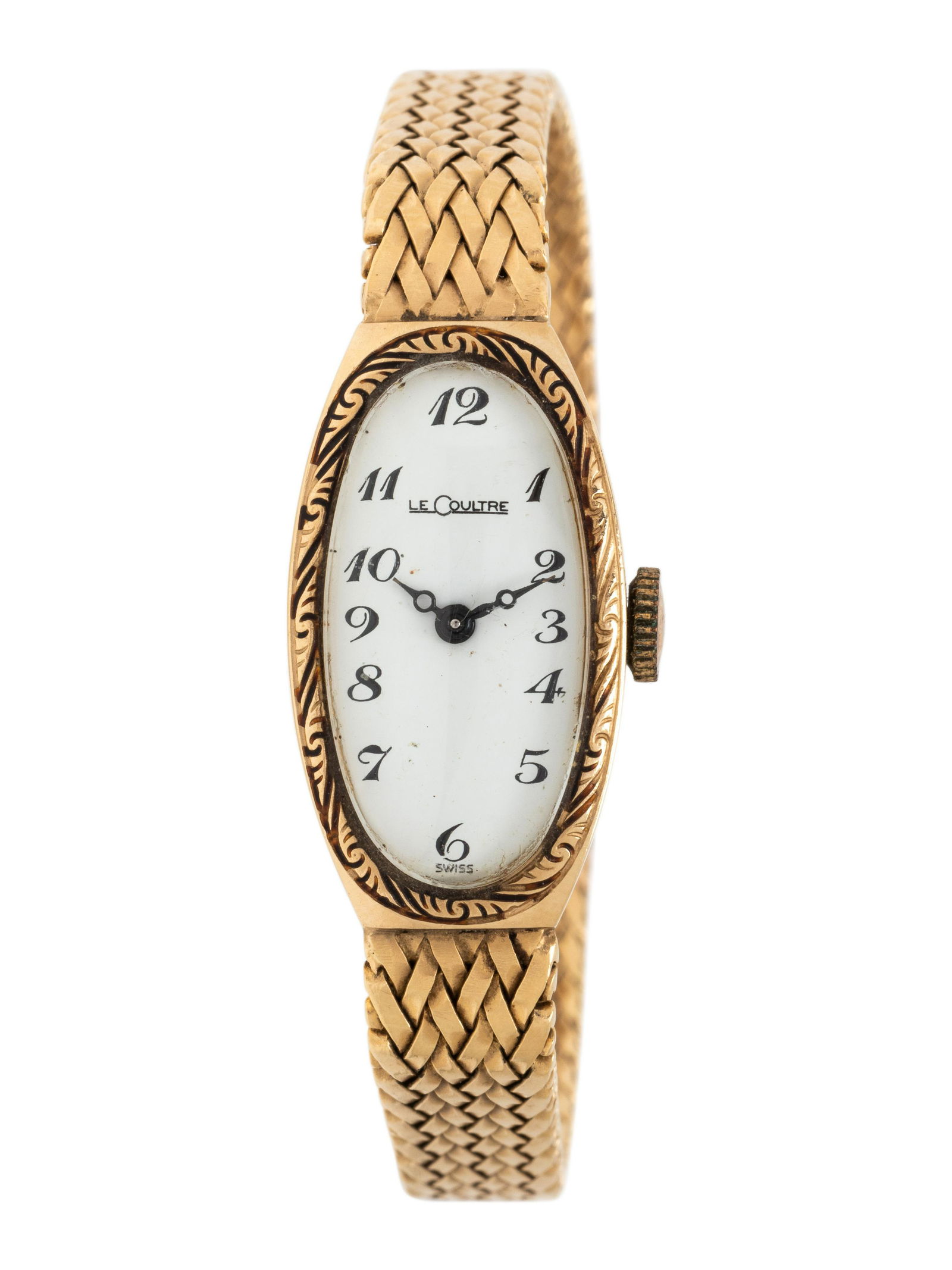 LeCOULTRE, 14K YELLOW GOLD WRISTWATCH (1 of 4)