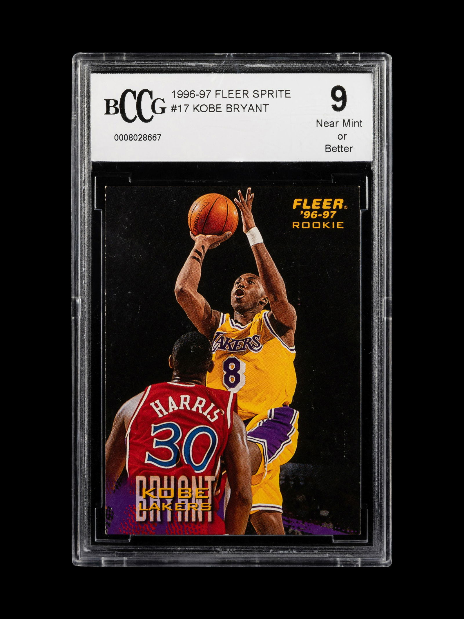 A Group Of 1996 97 Fleer Kobe Bryant Rookie Basketball Cards,