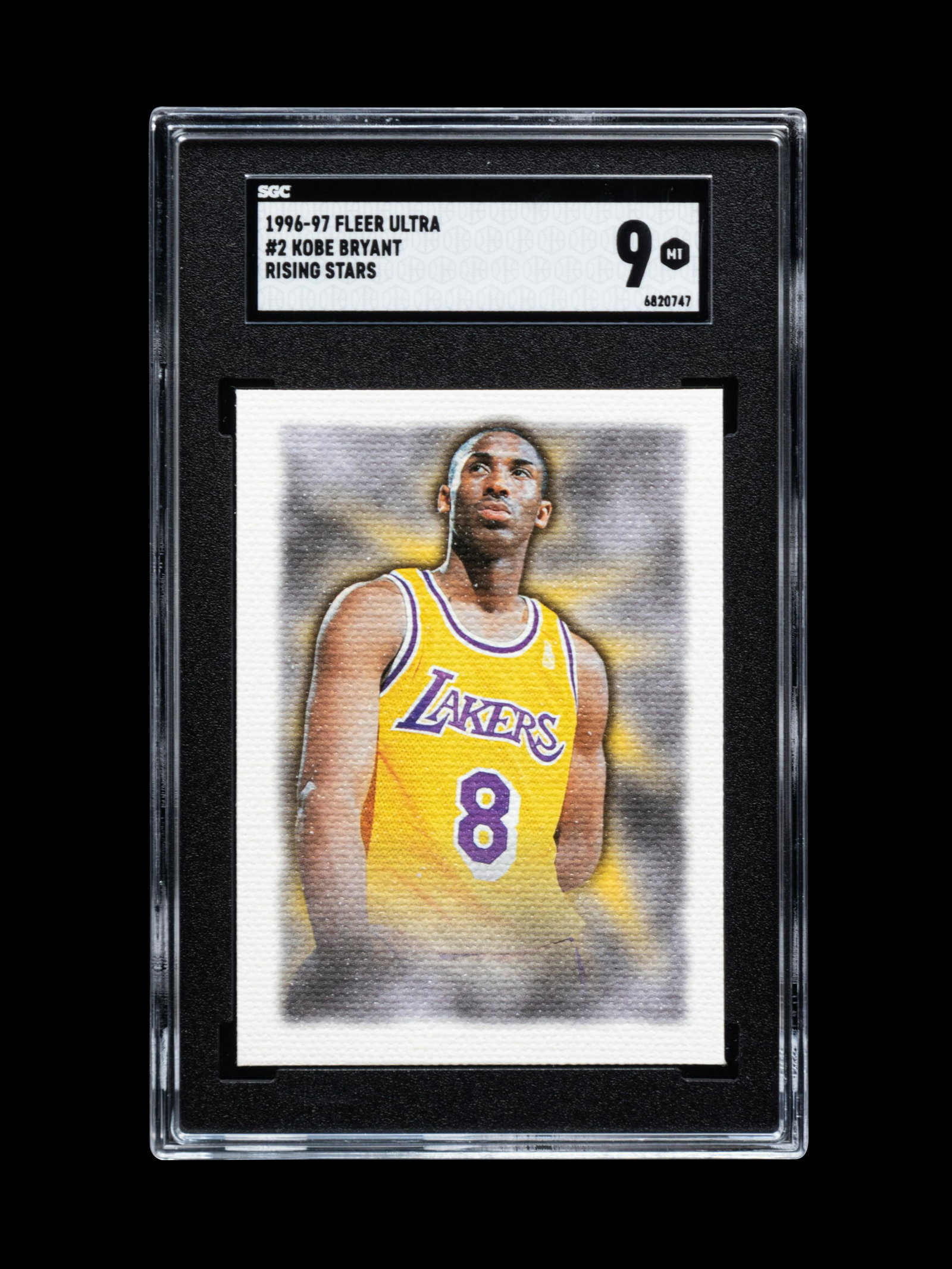 A 1996 97 Fleer Ultra Rising Stars Kobe Bryant Rookie Basketball 