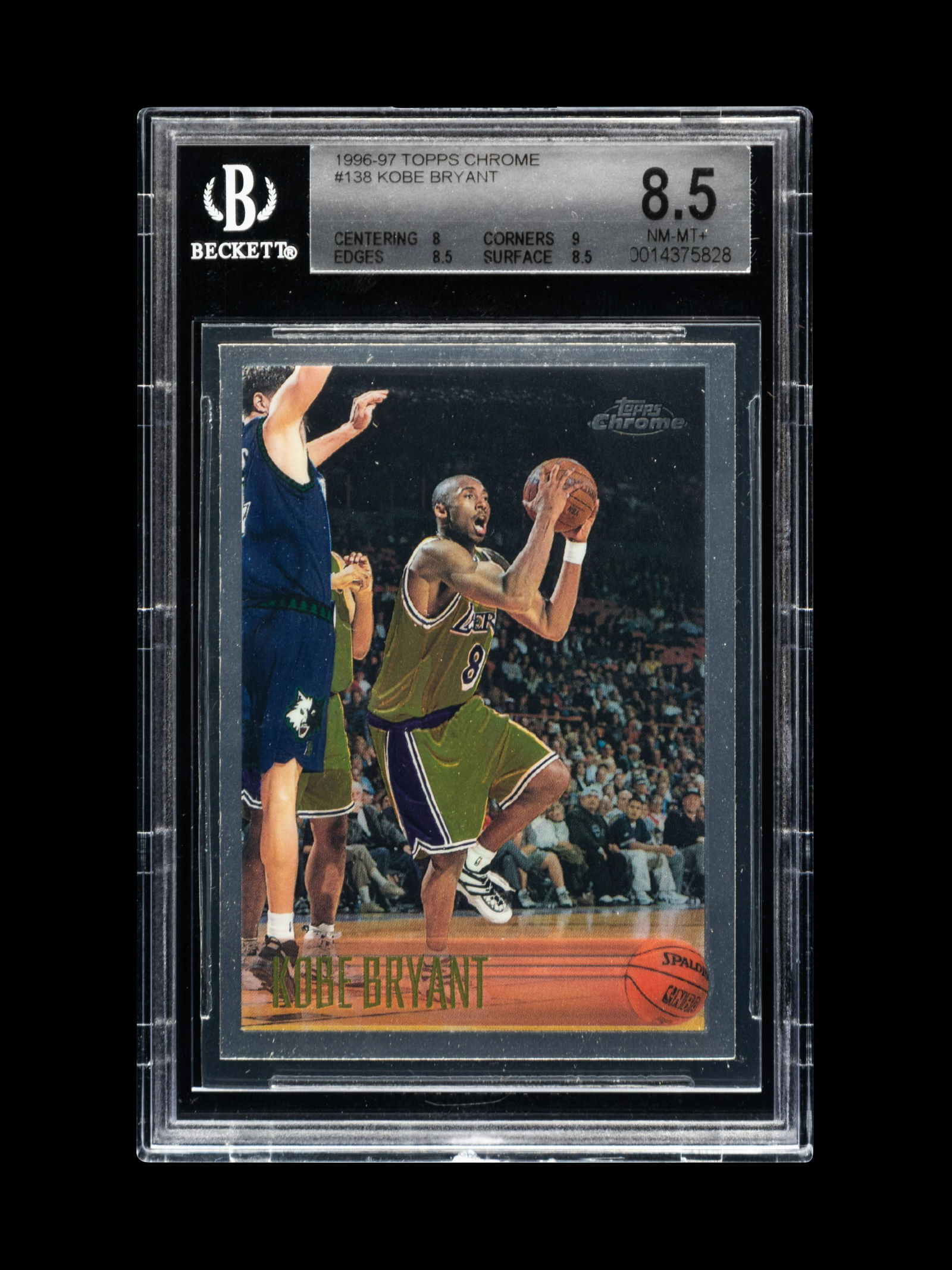 A Group of 1996-97 Topps Kobe Bryant Rookie Basketball Cards, (1 of 6)