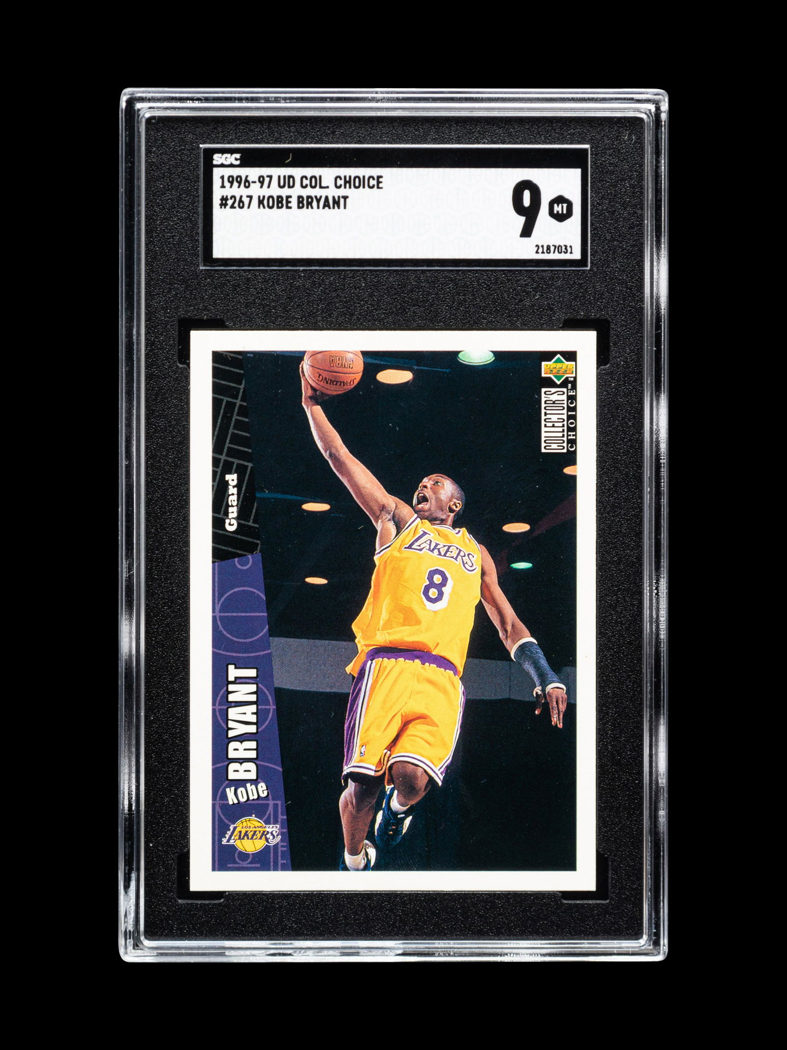 A Group of 1996-97 Upper Deck Collector's Choice Kobe Bryant Rookie Basketball Cards, (1 of 12)