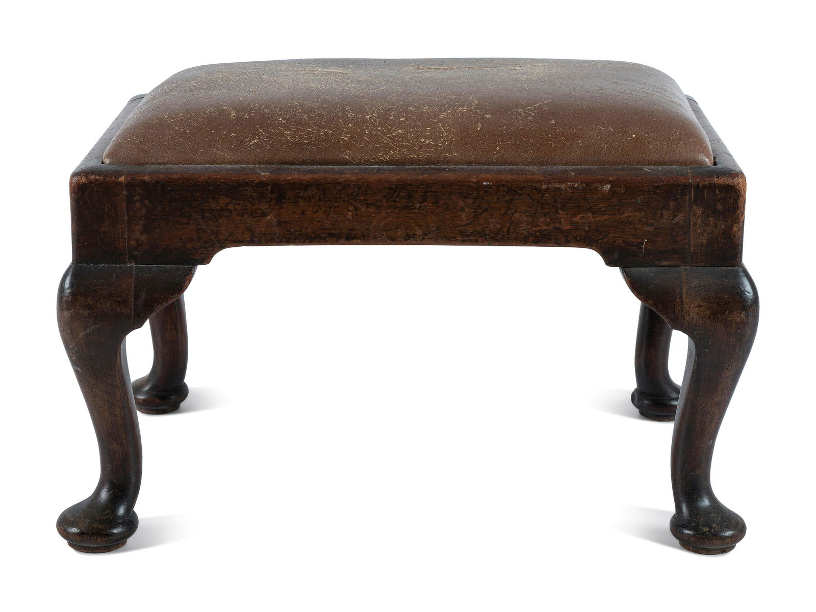 A Queen Anne Style Walnut Footstool (1 of 5)