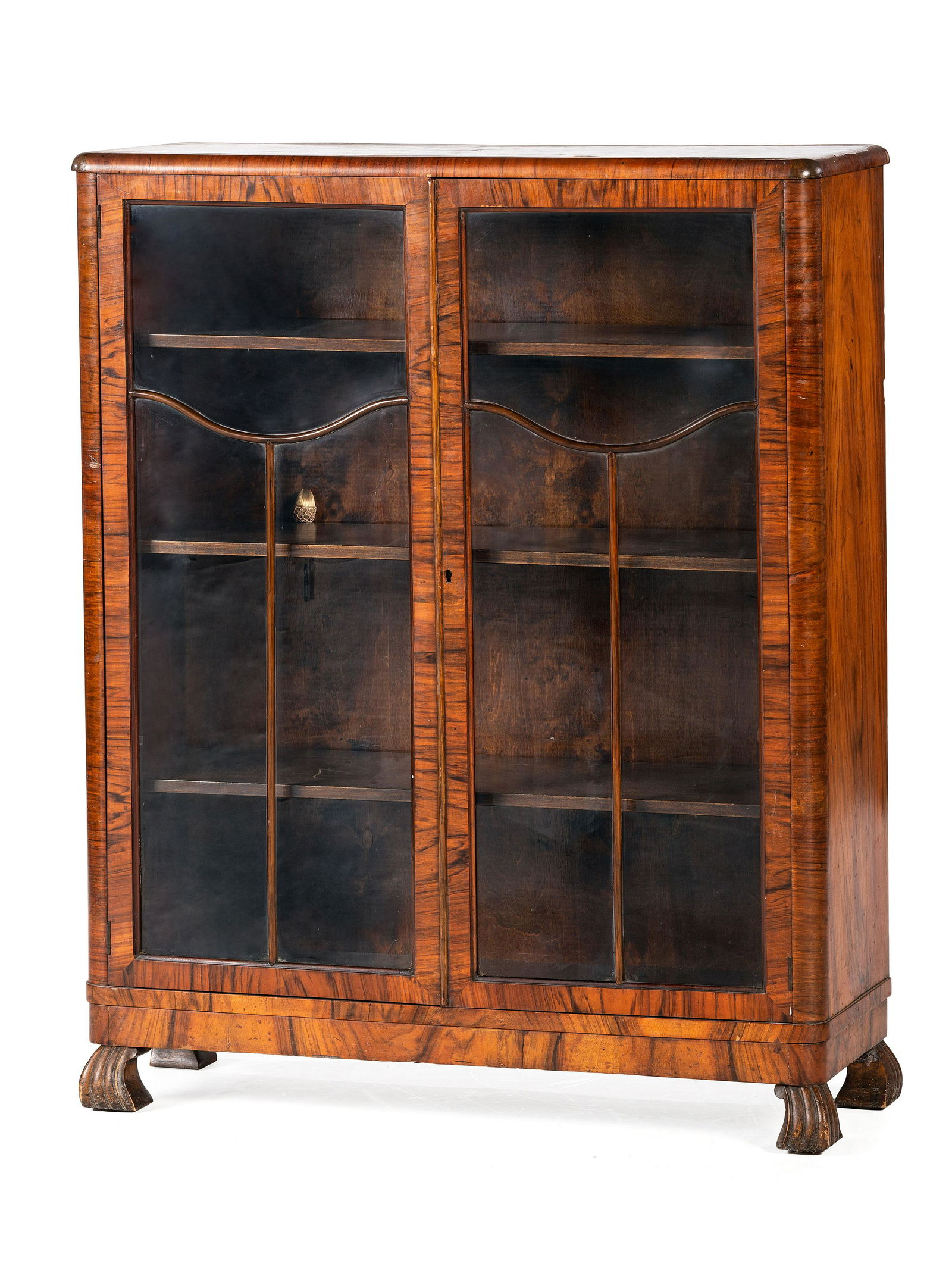A Classical Figured Mahogany Bookcase (1 of 5)
