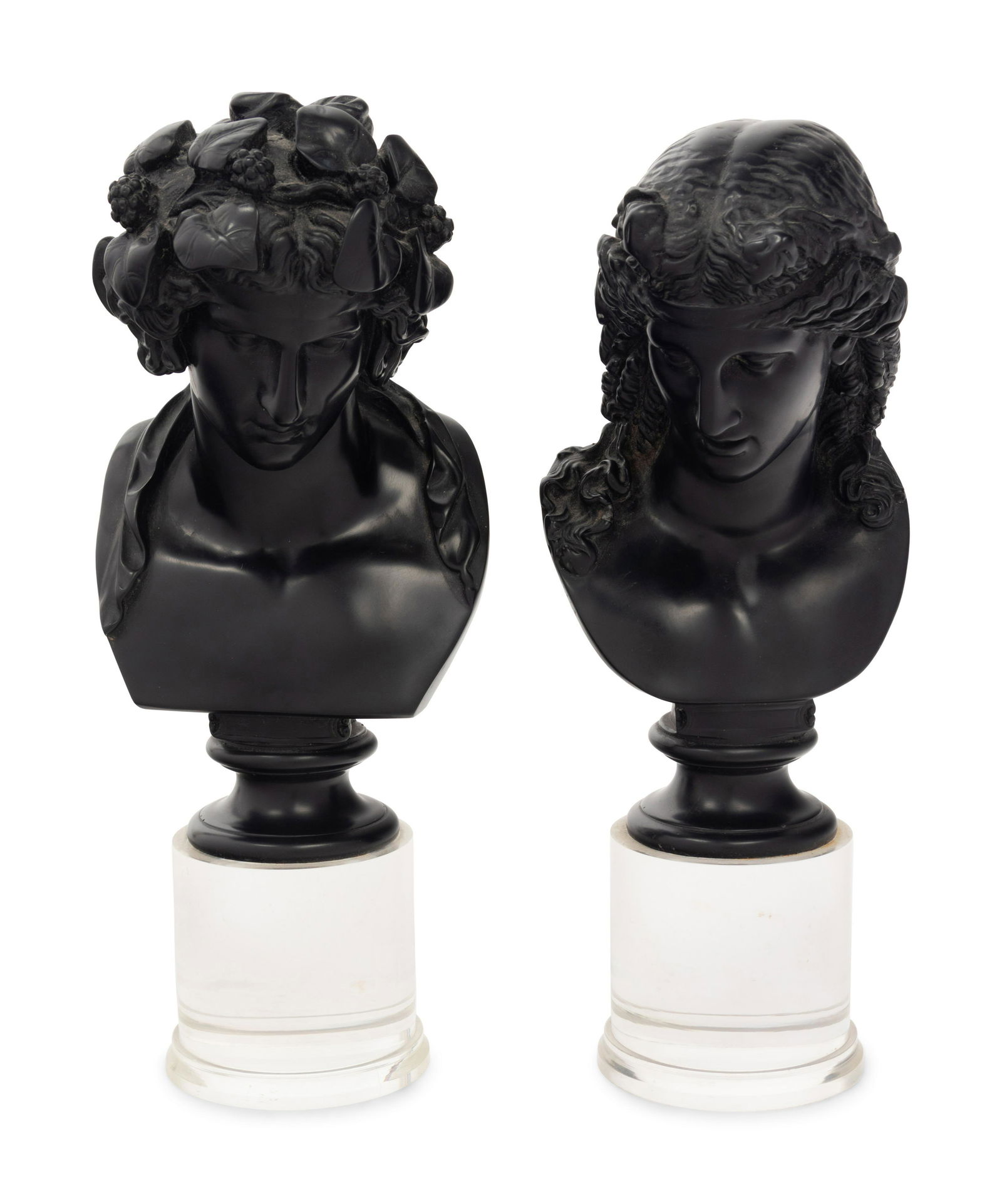 A Pair of Grand Tour Style Resin and Acrylic Portrait Busts (1 of 10)