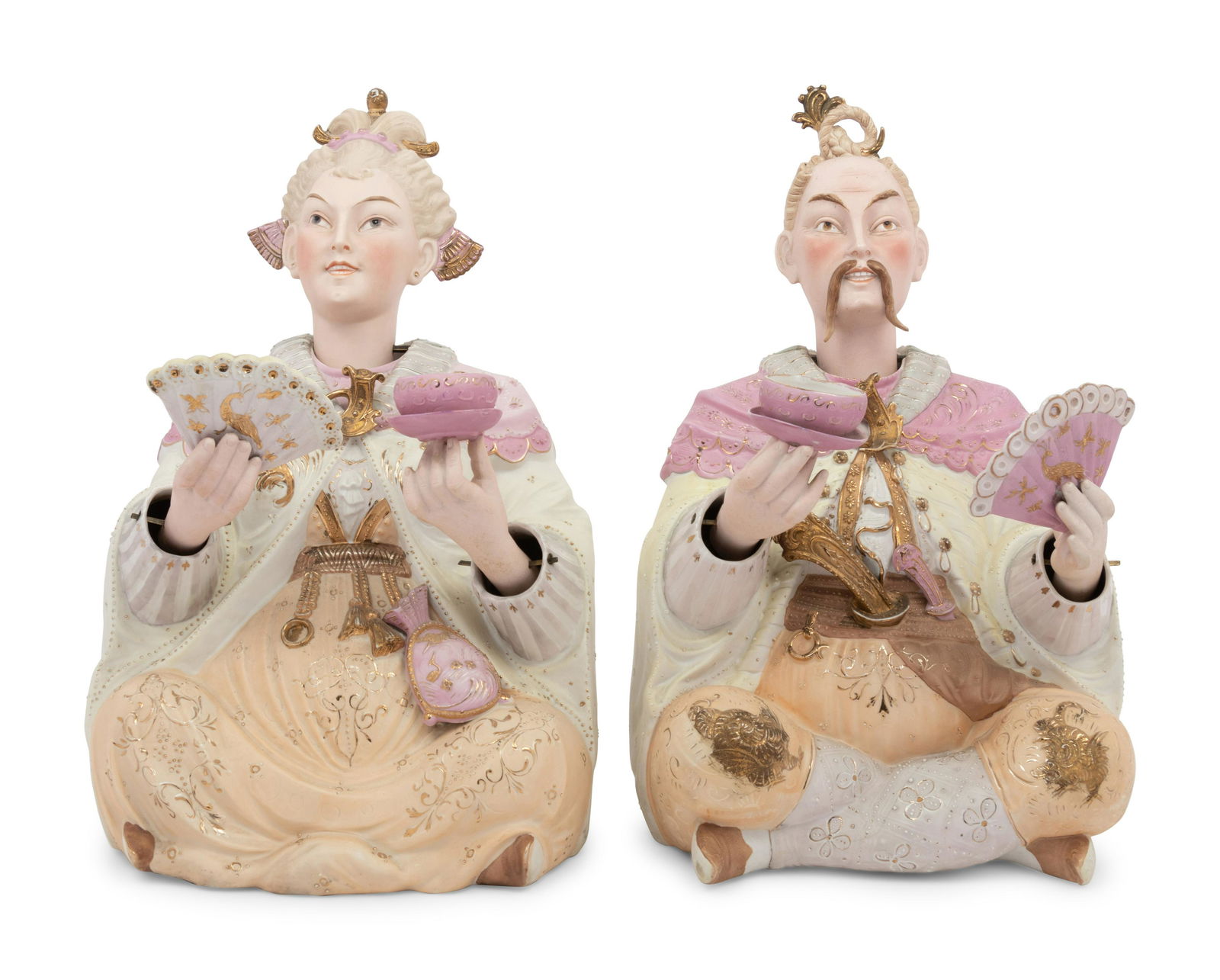A Pair of German Porcelain "Nodder" Figures (1 of 4)