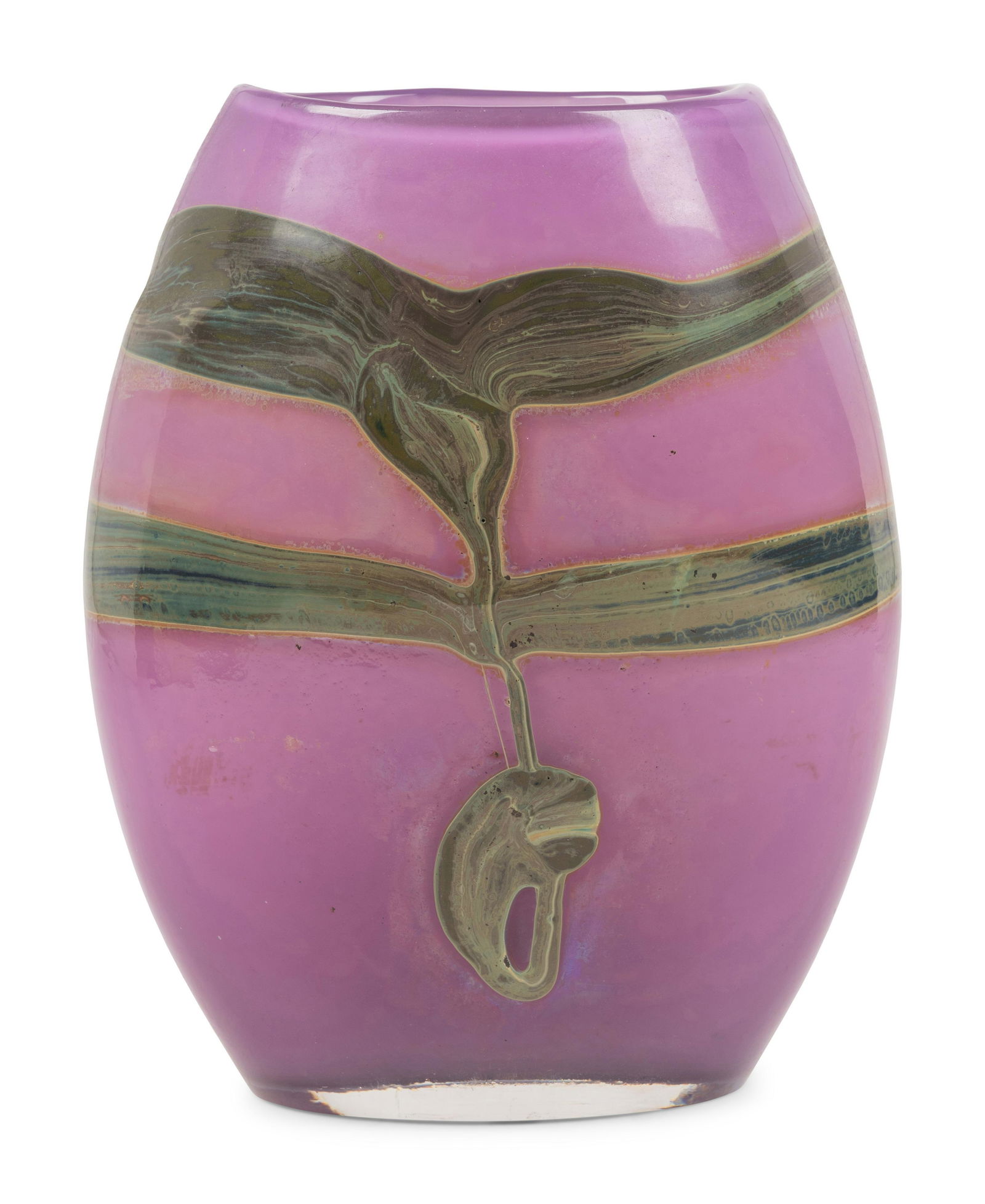 A Studio Glass Vase Attributed to Samuel Herman for Val St. Lambert (1 of 1)
