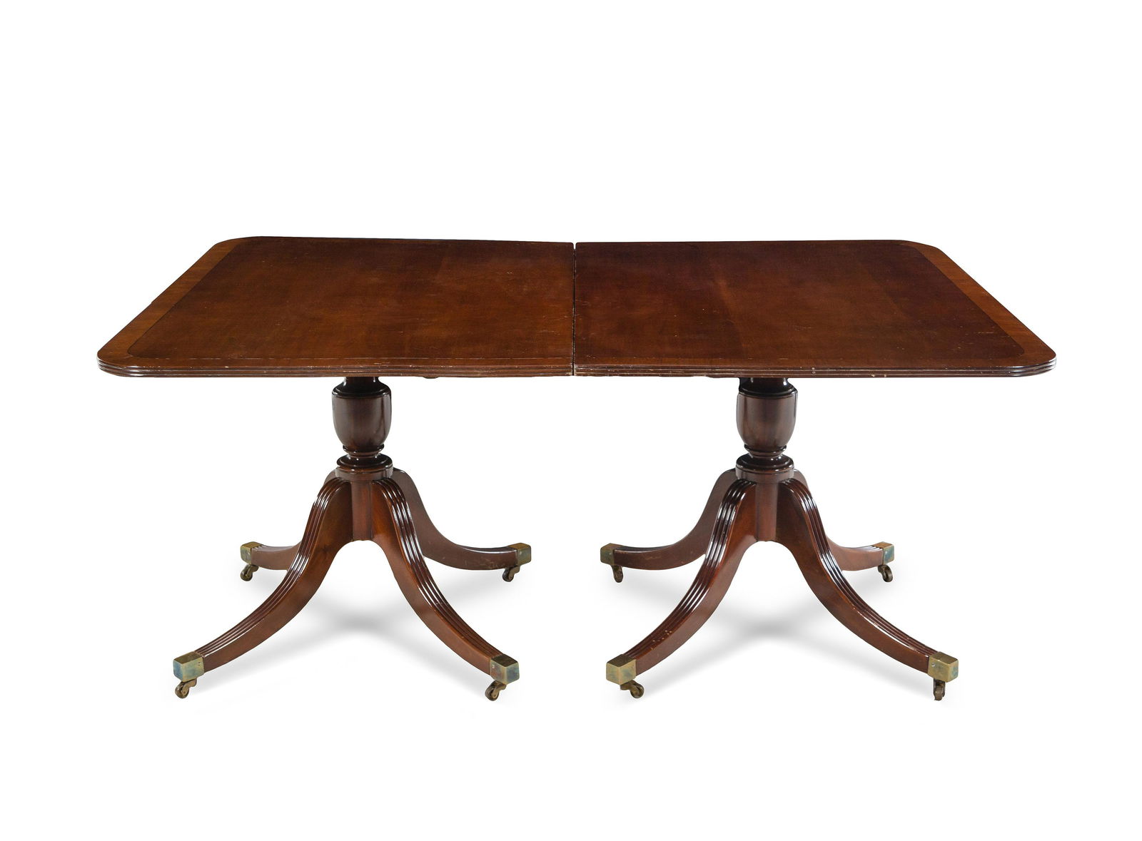 A Georgian Style Mahogany Double Pedestal Dining Table (1 of 2)