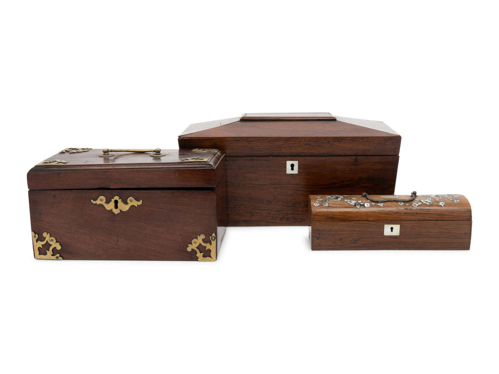 Three English Tea Caddies (1 of 3)