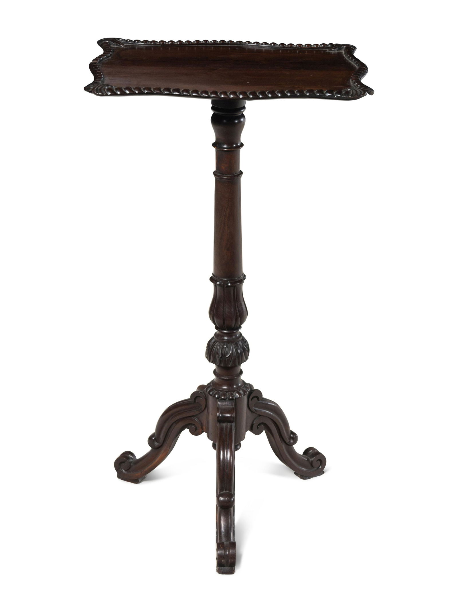 A Scottish William IV Laburnum Tripod Table in the Manner of Gillows of Lancaster (1 of 3)