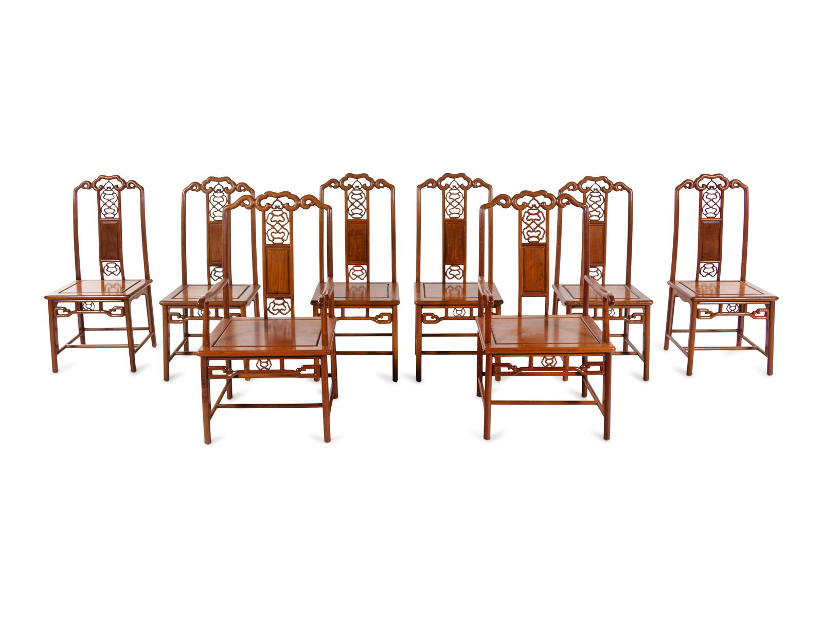 A Chinese Huali Dining Set (1 of 6)