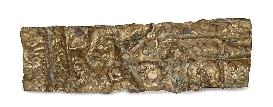 Abbott Pattison, (American, 1916-1999), Abstracti: Abbott Pattison (American, 1916-1999) Abstraction bronze inscribed A. Pattison (lower left) Height 10 inches