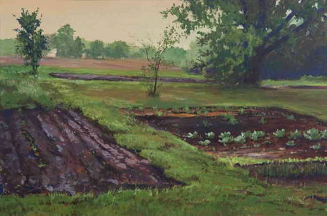 James Winn, (American, b. 1949), Garden Series, #: James Winn (American, b. 1949) Garden Series, #1, 1980 mixed media on paper signed Winn and dated (lower right) 15 x 22 3/4 inches. Property from the Estate of Ted and Pat Fleming, Pe