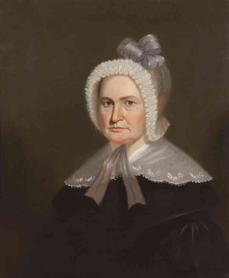 George Caleb Bingham, (American, 1811-1879), Port: George Caleb Bingham (American, 1811-1879) Portrait of a Lady oil on canvas 30 1/4 x 25 1/4 inches.