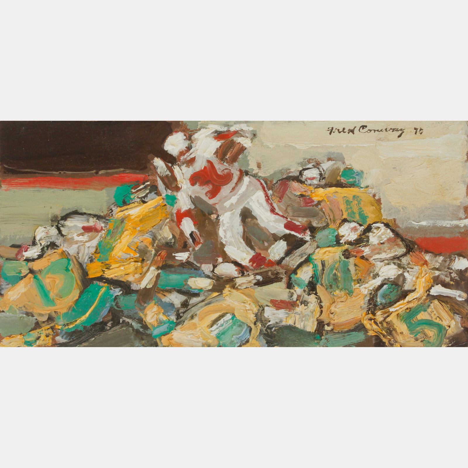 Frederick Conway (American, 1900-1973) Football Game, 1970 (1 of 4)