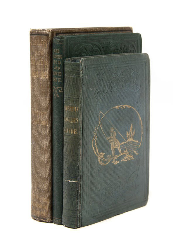 (SPORTING) A group of 3 books pertaining to angling: (SPORTING) A group of three books on angling. Fishing and Shooting Sketches. By Grover Cleveland. New York: Outing, 1906. The American Angler's Guide. New York: Burgess, Stringer, 1845. The F