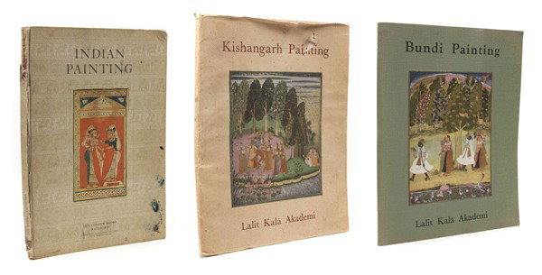 (INDIAN MINIATURE) A group of 7 monographs pertaini: (INDIAN MINIATURE) A group of seven monographs pertaining to Indian miniature painting. Kishangarh Painting. By Eric Dickinson and Karl Khandalavala. India: Lalit Kala Akademi, (1959). Miniature India