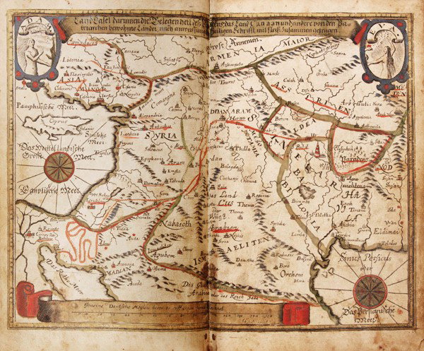 BIBLE, GERMAN. Biblia, Das ist. Wittenberg, 1696. W: BIBLE, GERMAN Biblia, Das ist: Die ganze Heilige Schrift Alten und Neuen Testaments. Wittenberg: Christoph Wustens; Leipzig: Johann Friedrich und Johann Ludwif Gleditschen, 1696. Thick 8vo, contempora