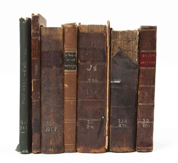 BELL, SIR CHARLES AND BENJAMIN. A group of 7 title: BELL, SIR CHARLES AND BENJAMIN A group of seven titles, including six by Charles Bell and one by Benjamin Bell. Engravings of the Arteries. Philadelphia, 1833. With 10 plates. The Hand, Its Mechanism