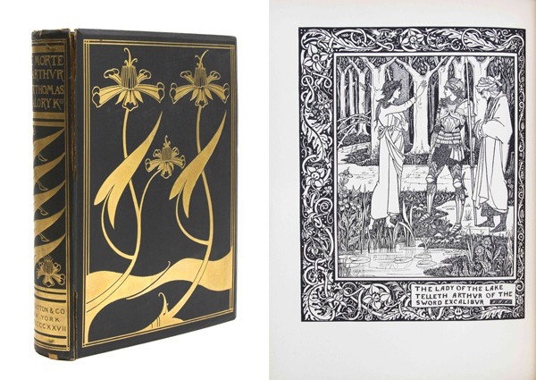(BEARDSLEY, AUBREY) MALORY, SIR THOMAS. The Birth,: (BEARDSLEY, AUBREY) MALORY, SIR THOMAS The Birth, Life and Acts of King Arthur, of His Nobel Knights of the Round Table, Their Marvellous Enquests and Adventures the Achieving of the San Greal and in 