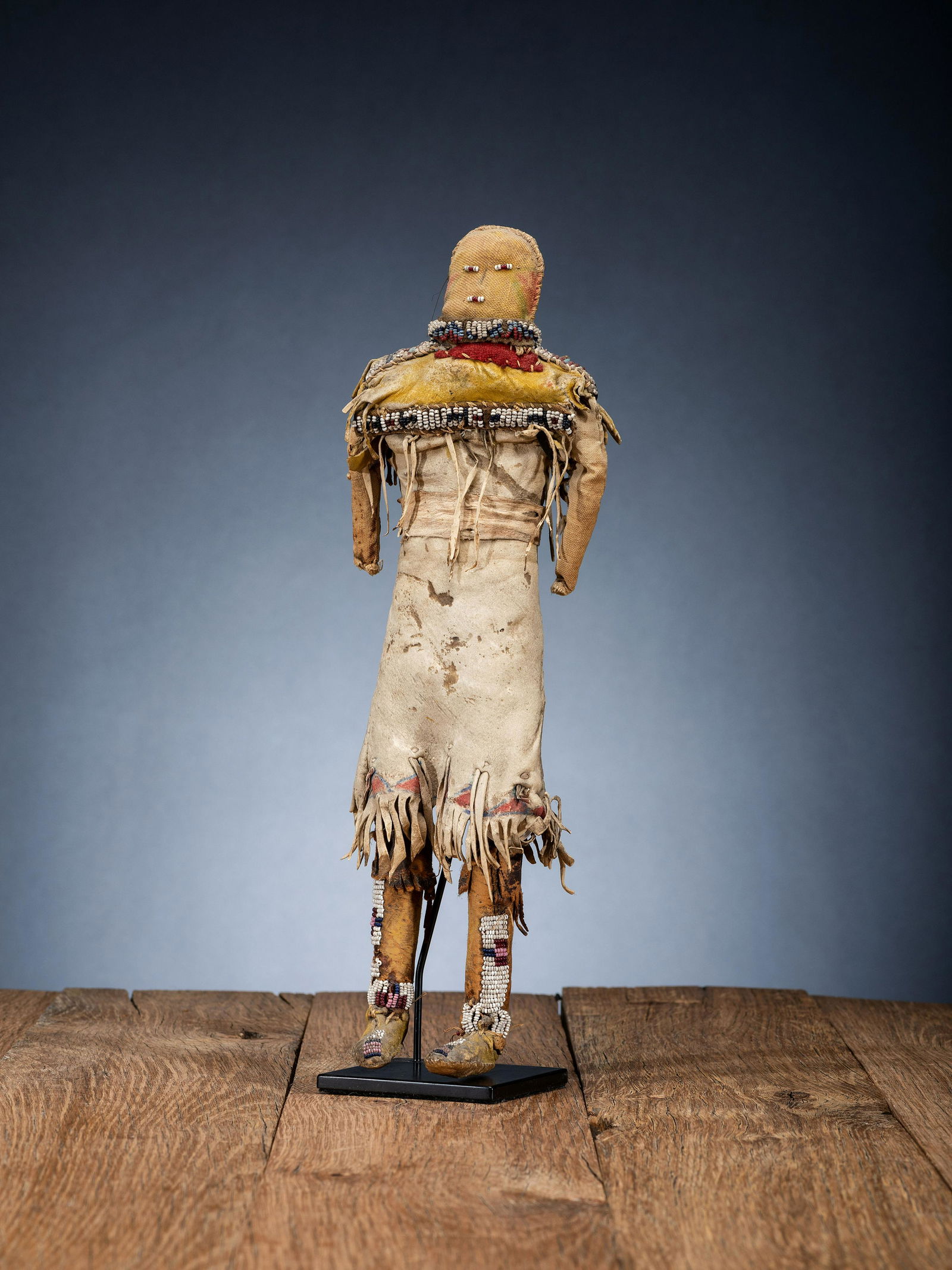 Cheyenne Doll, with Painted Dress (1 of 8)