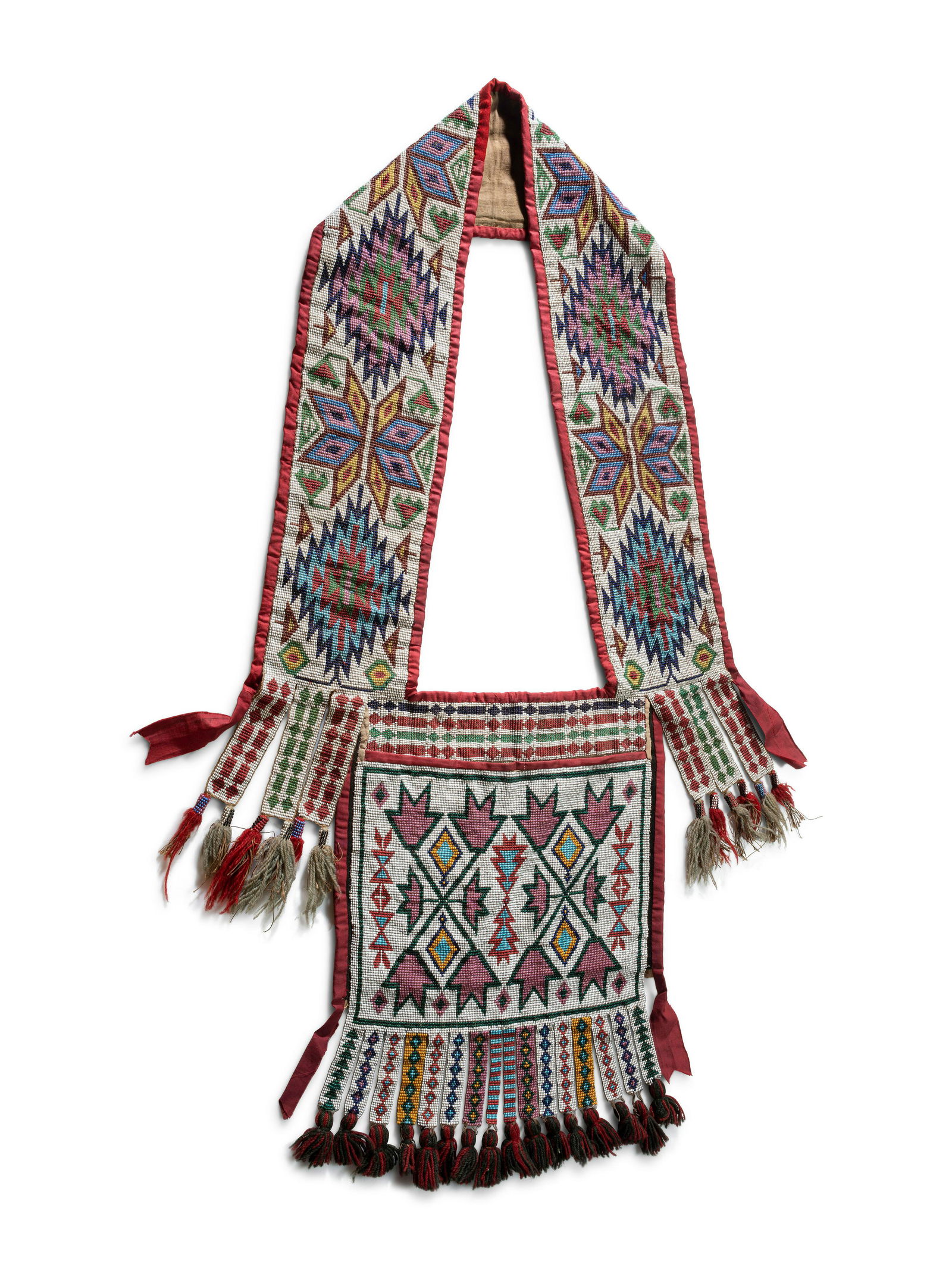 Ho Chunk Loom-Beaded Bandolier Bag (1 of 5)