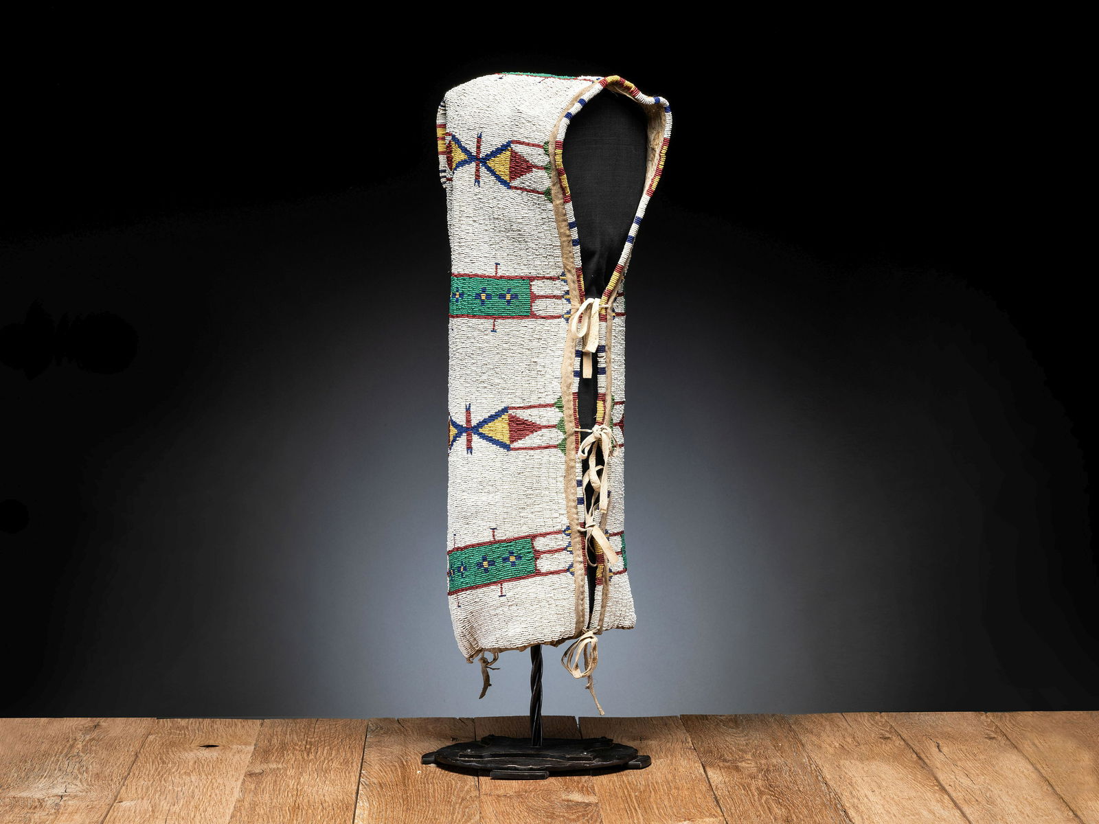 Sioux Beaded Hide Cradle (1 of 4)