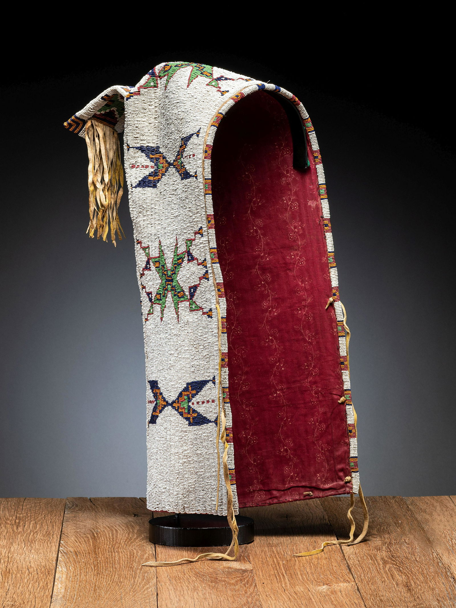 Sioux Beaded Hide Cradle (1 of 5)