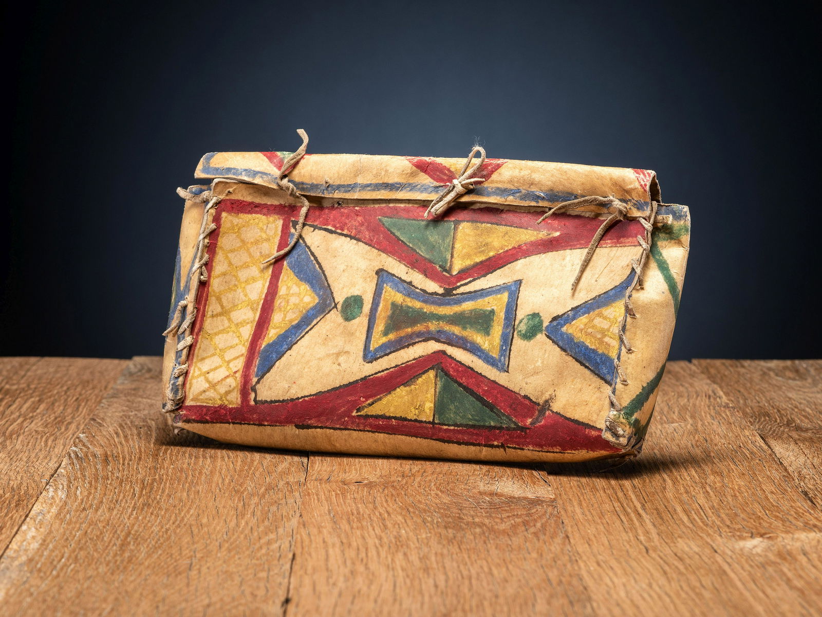 Sioux Painted Parfleche Container (1 of 3)