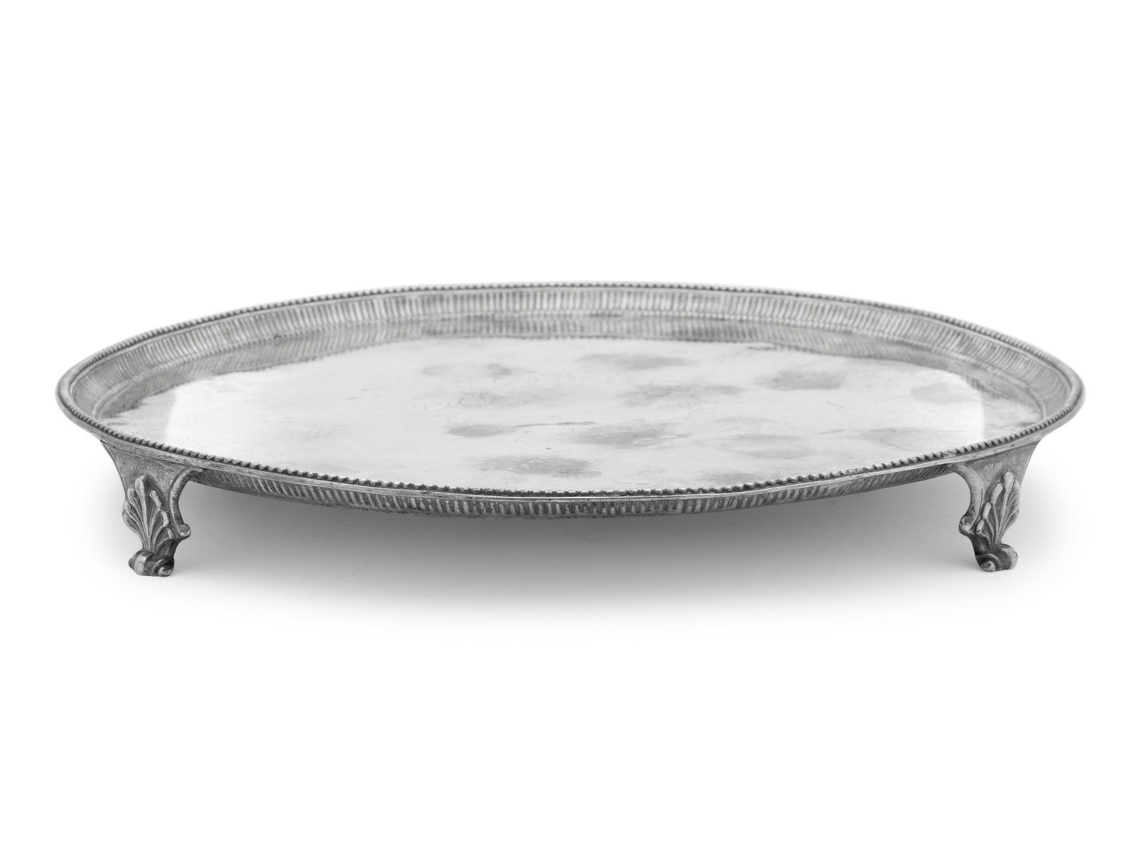 An English Silver Center Tray (1 of 3)