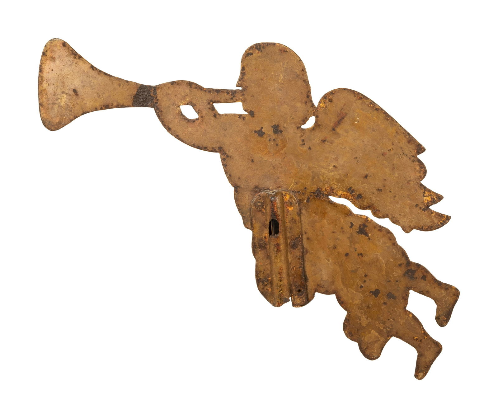 A Sheet Iron Angel Gabriel Weather Vane (1 of 2)
