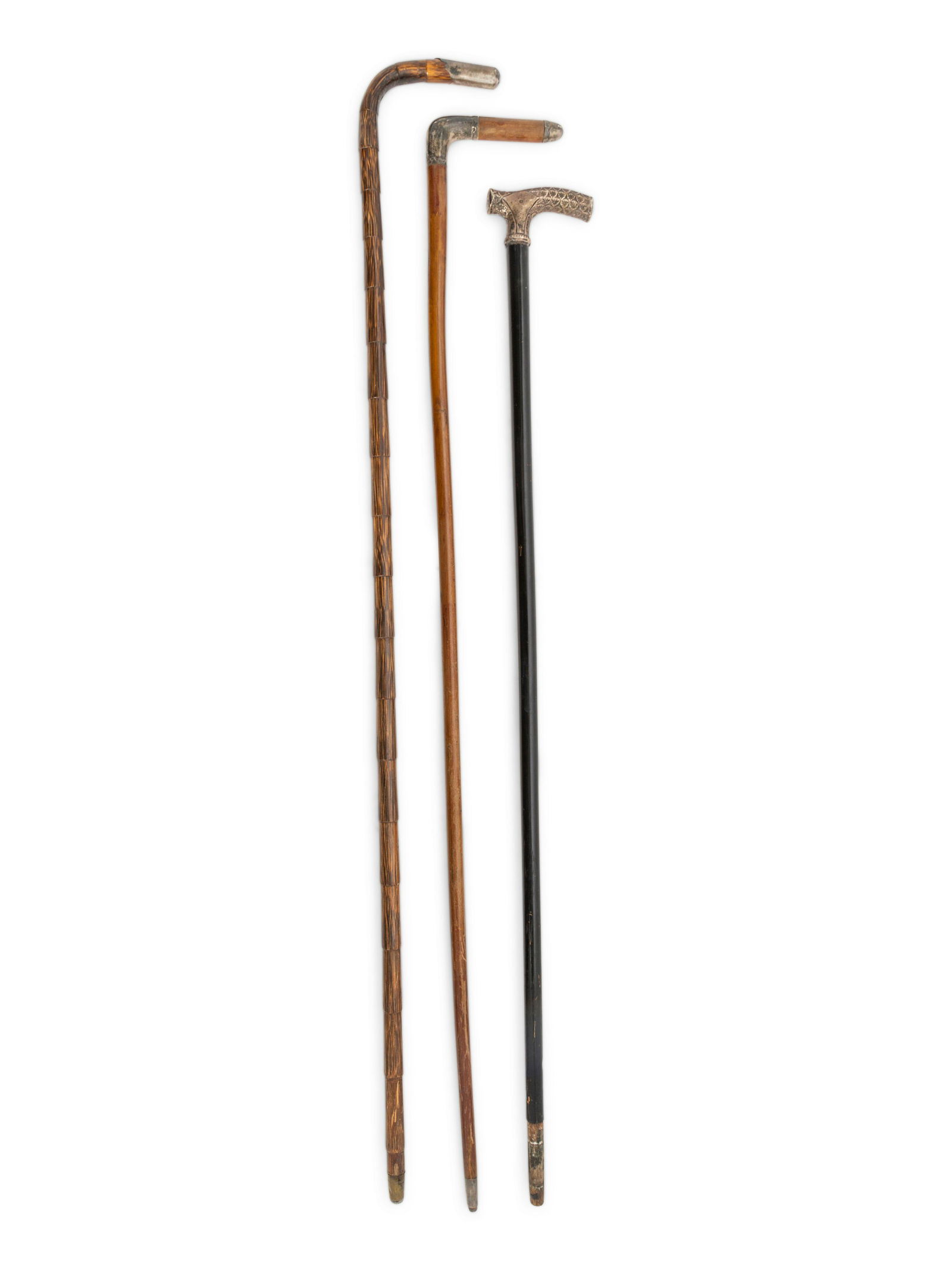 A Group of Silver Mounted Canes (1 of 4)