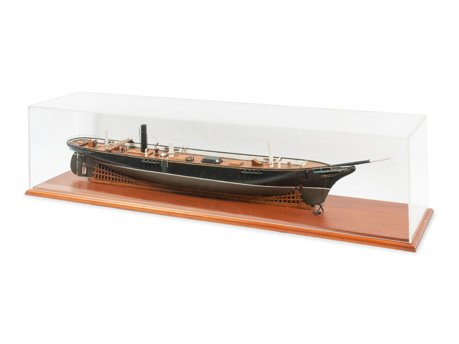 A Folk Art Steam Ship Model, Silvia (1 of 2)