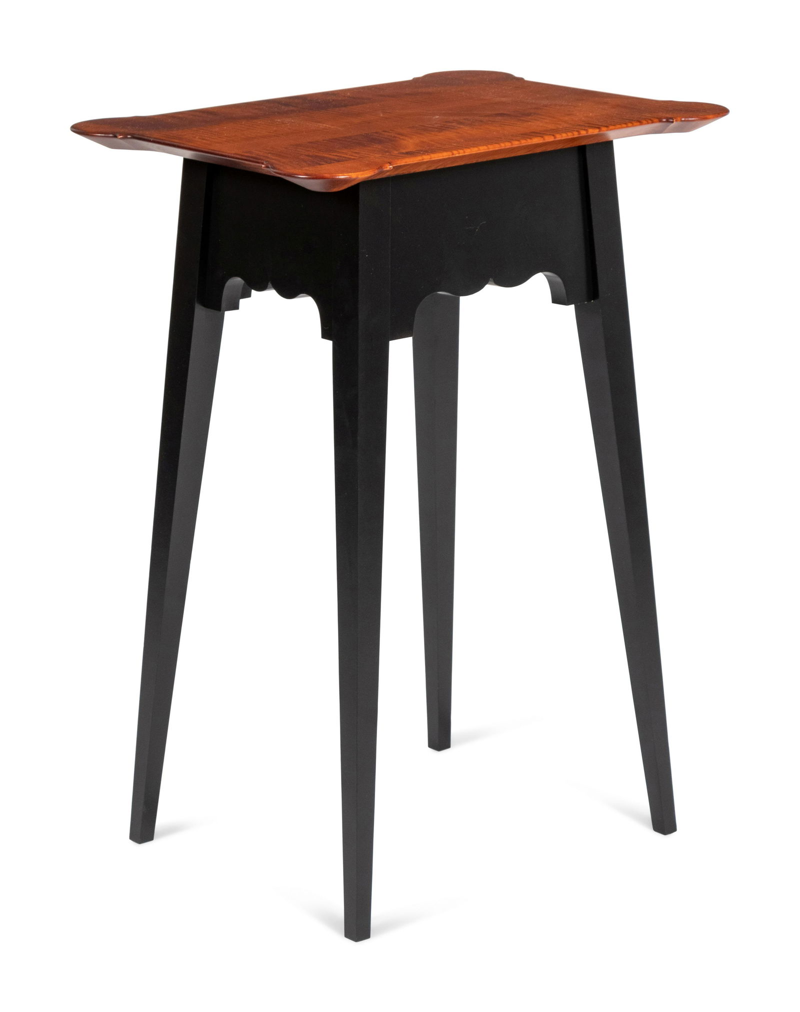 A Queen Anne Style Tiger Maple Tea Table (1 of 2)