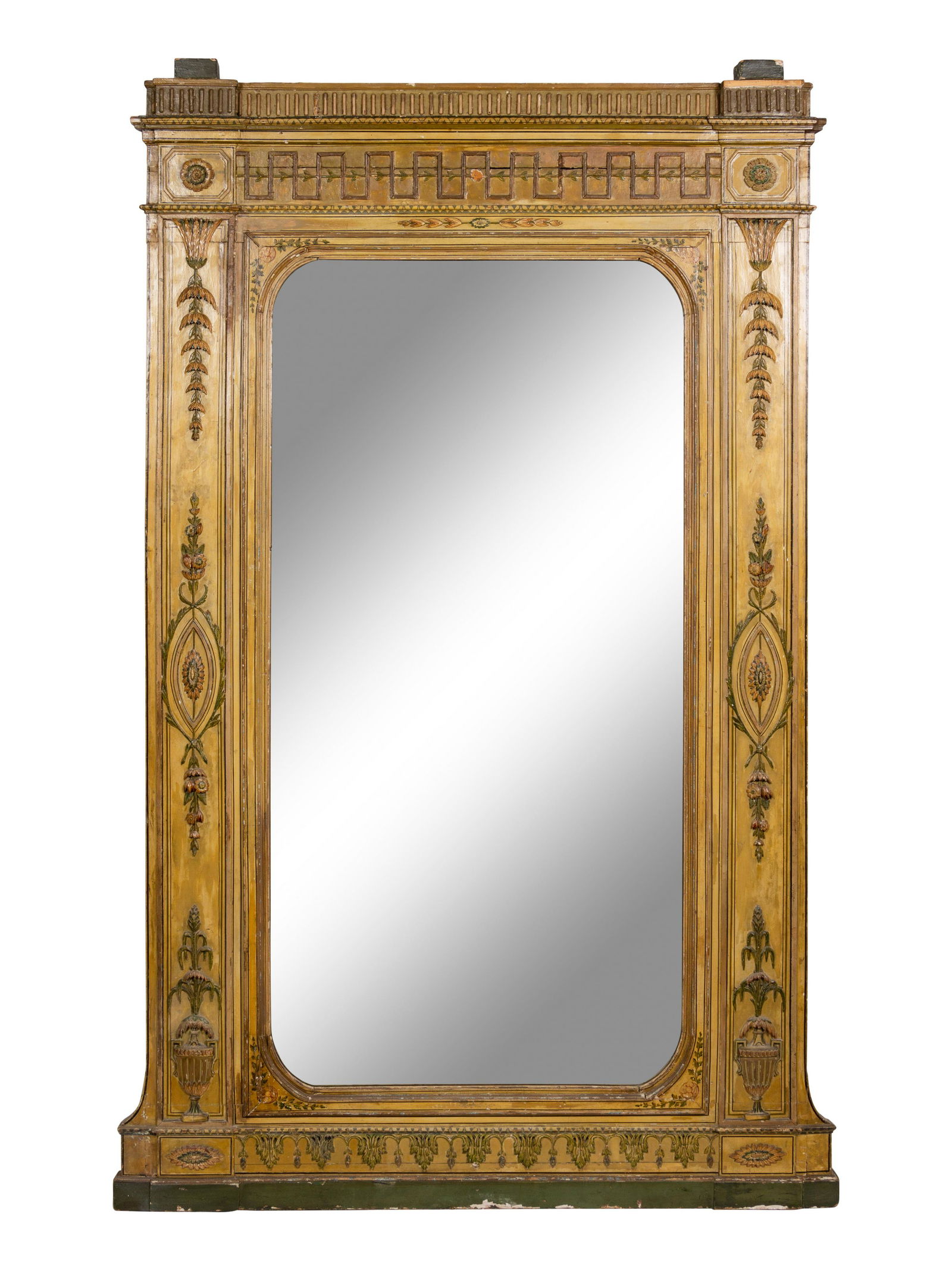 A Large Neoclassical Style Giltwood Mirror  (1 of 4)