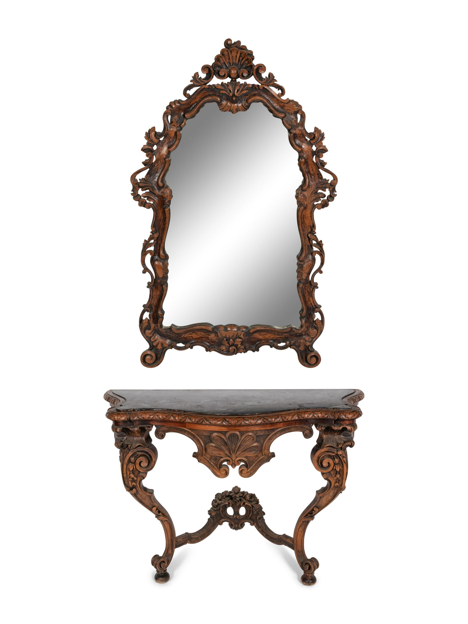 An Italian Baroque Style Console Table and Mirror (1 of 7)