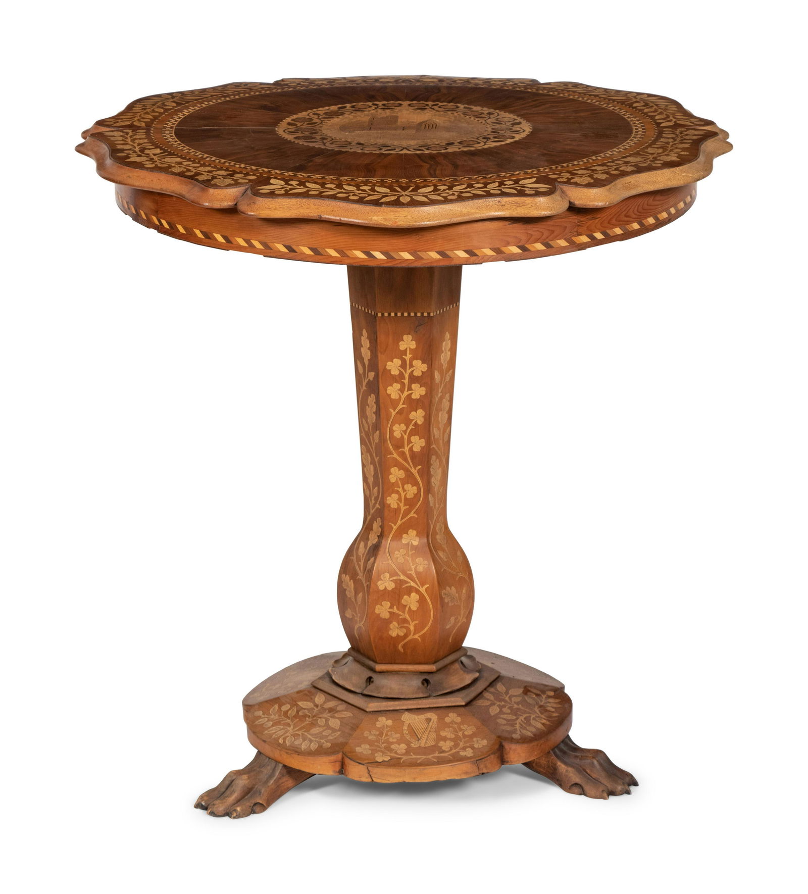 A Continental Marquetry Table on Claw Feet (1 of 4)