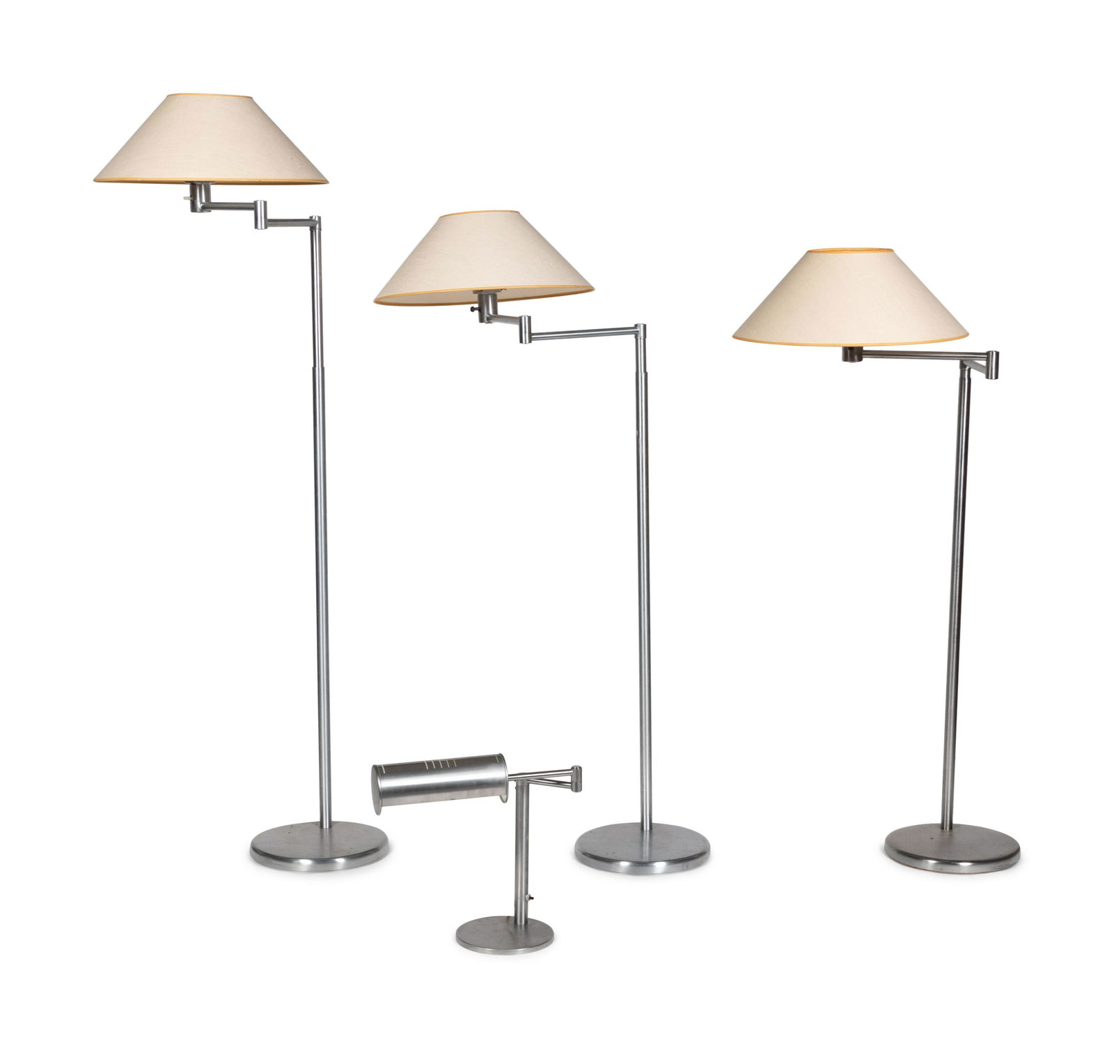 A Group of Walter Von Nessen Floor Lamps and a Desk Lamp (1 of 3)