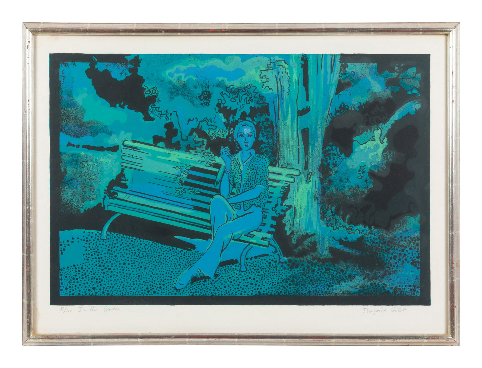 Francoise Gilot (French/American, 1921) Dans le Jardin (1 of 3)