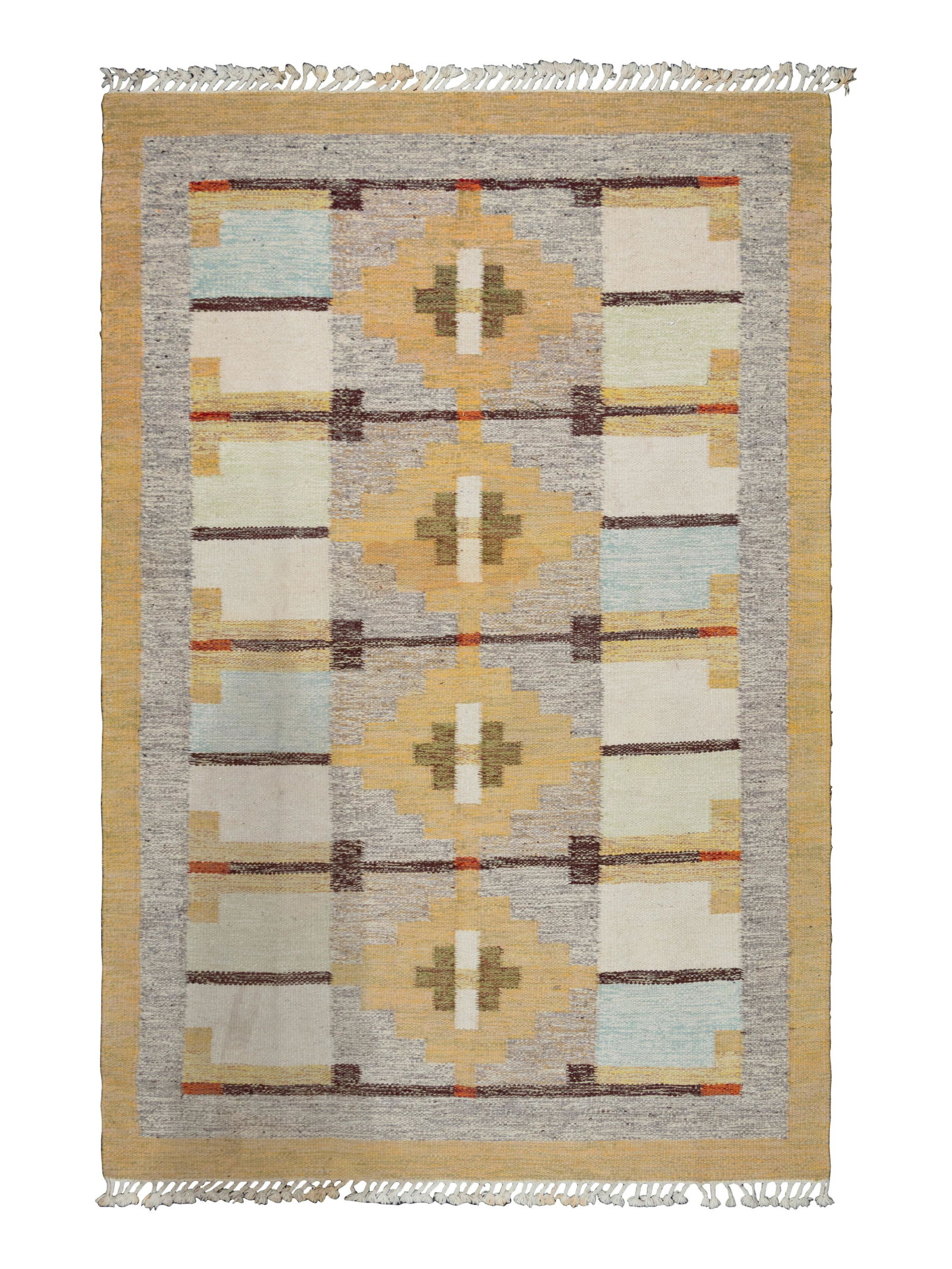 A Scandinavian Flat Weave Rug (1 of 4)